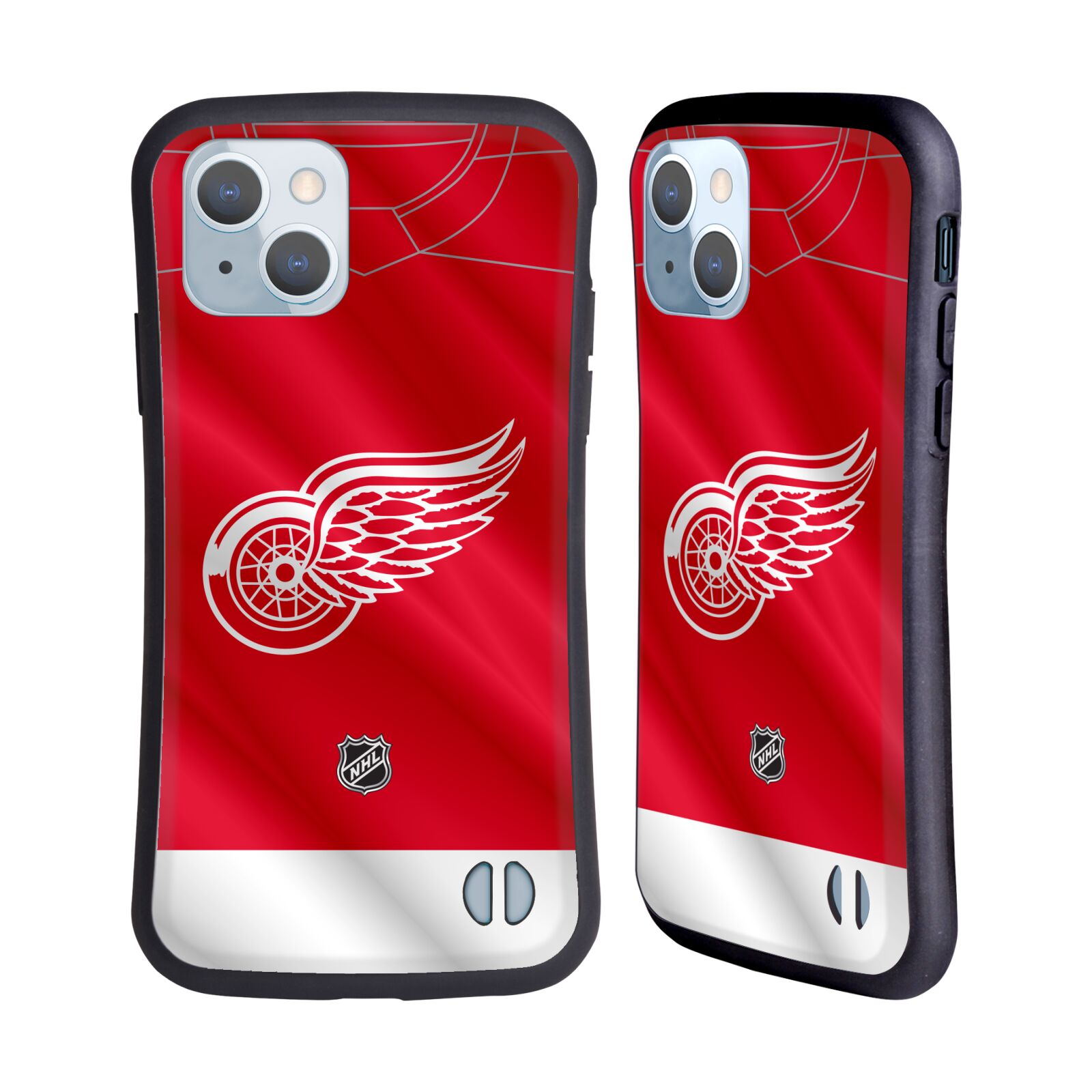 Obal na mobil Apple iPhone 14 - HEAD CASE - NHL - Detroit Red Wings znak na dresu