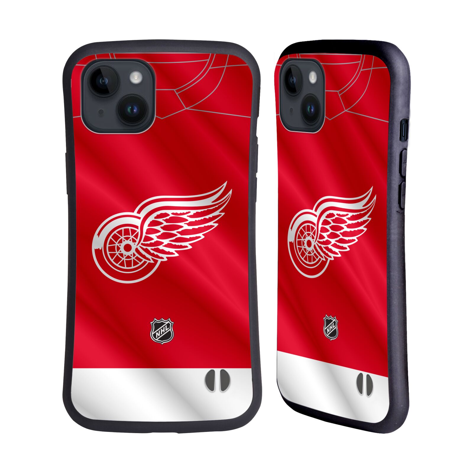 Obal na mobil Apple iPhone 15 PLUS - HEAD CASE - NHL - Detroit Red Wings znak na dresu