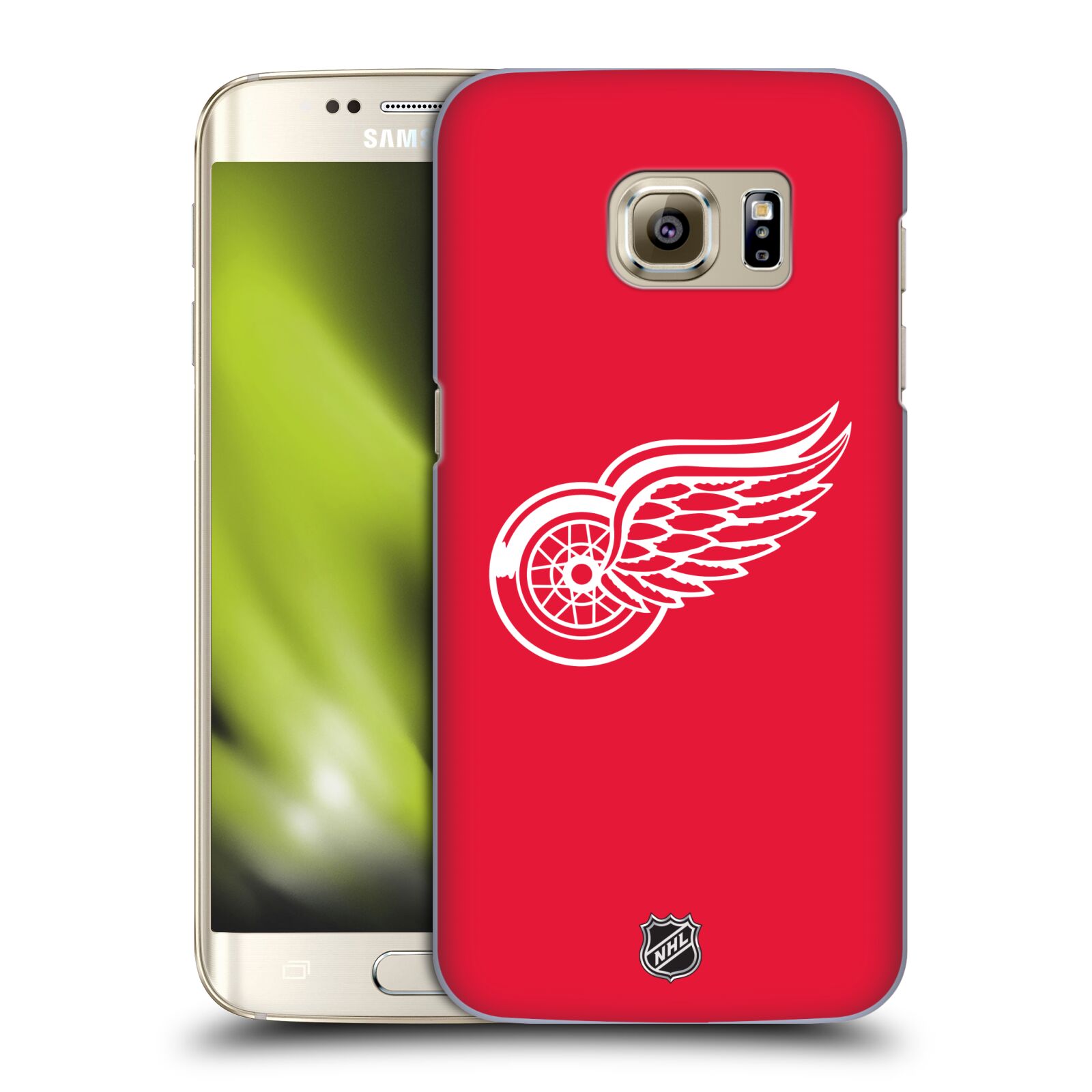 Pouzdro na mobil Samsung Galaxy S7 EDGE - HEAD CASE - Hokej NHL - Detroit Red Wings - Znak