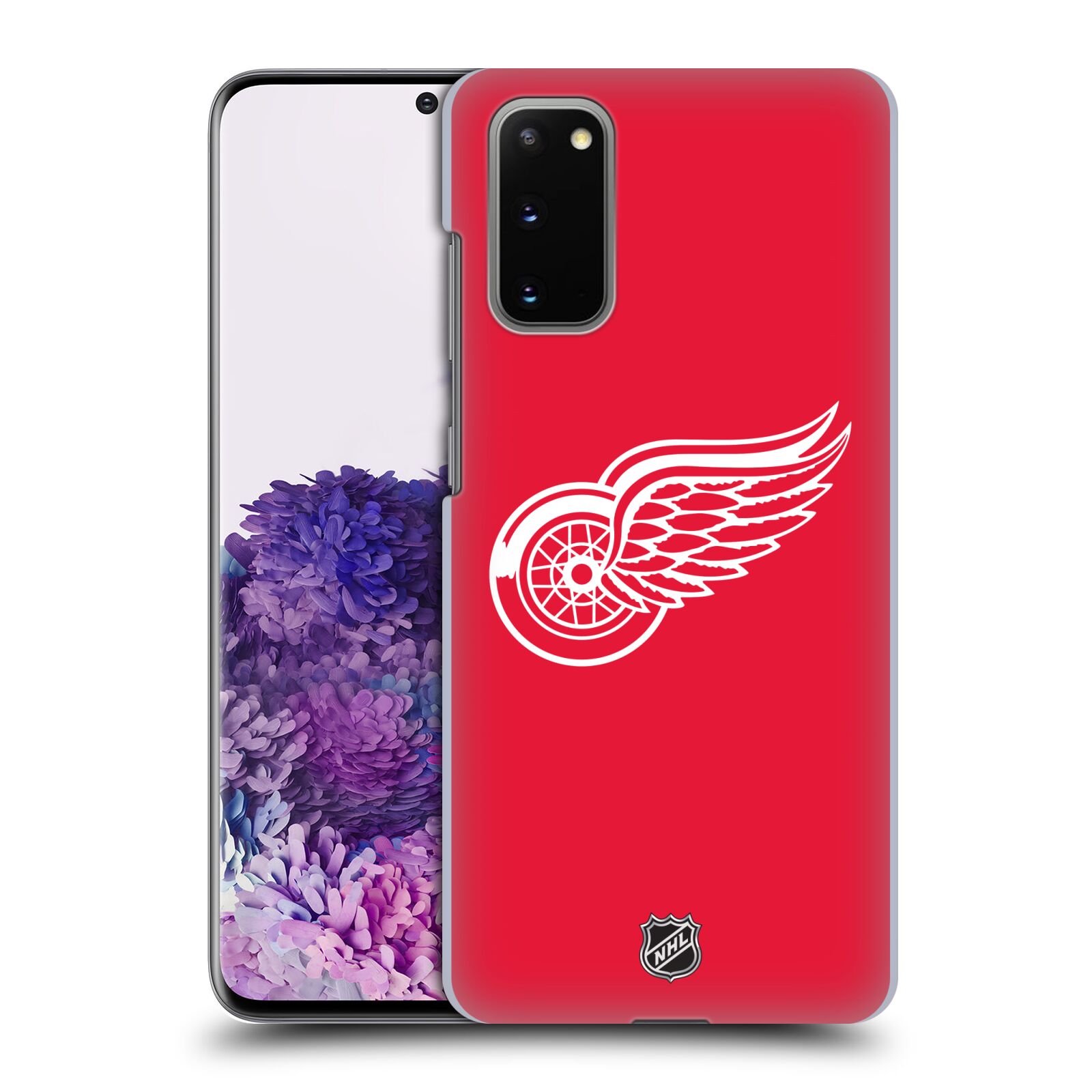 Pouzdro na mobil Samsung Galaxy S20 - HEAD CASE - Hokej NHL - Detroit Red Wings - Znak