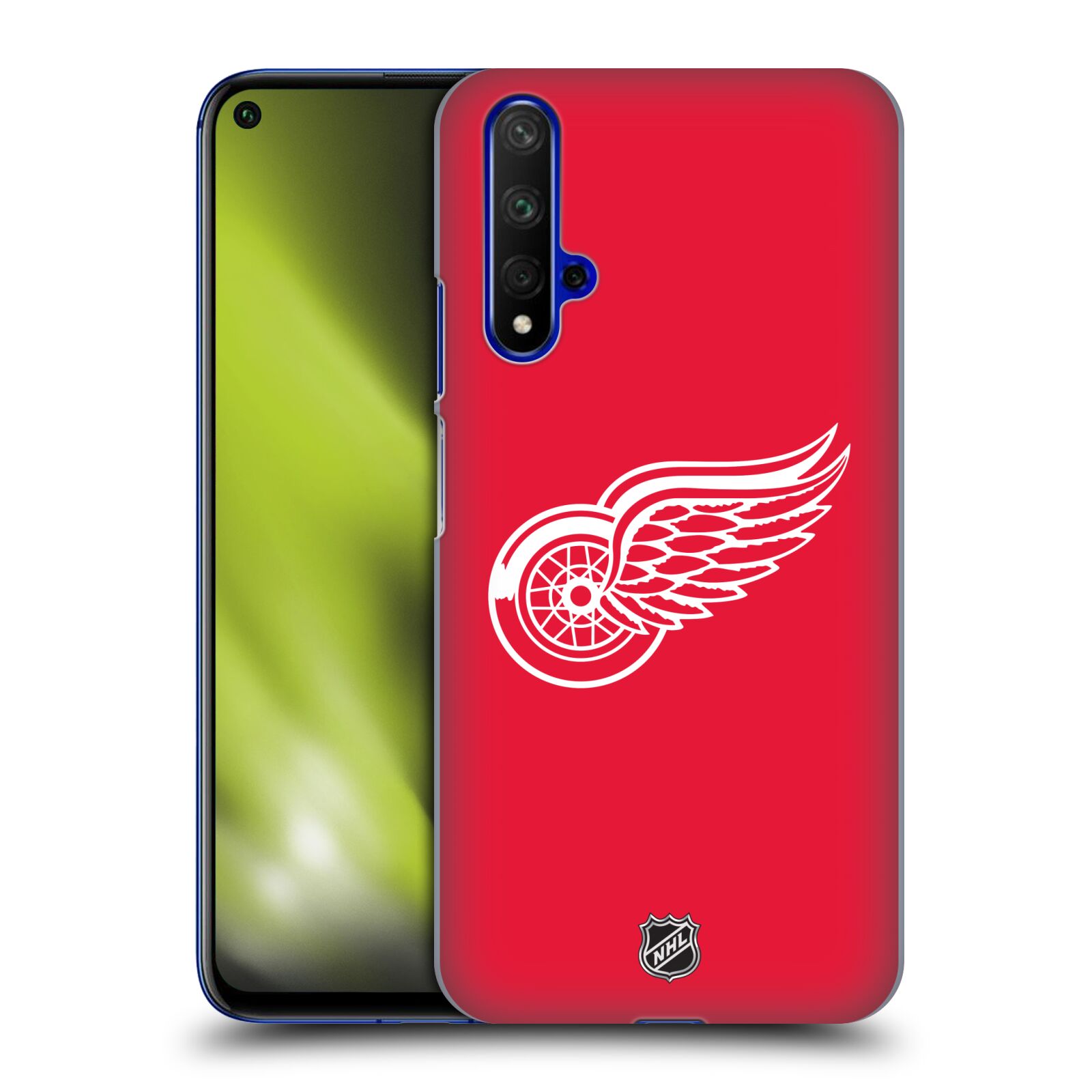 Pouzdro na mobil HONOR 20 - HEAD CASE - Hokej NHL - Detroit Red Wings - Znak