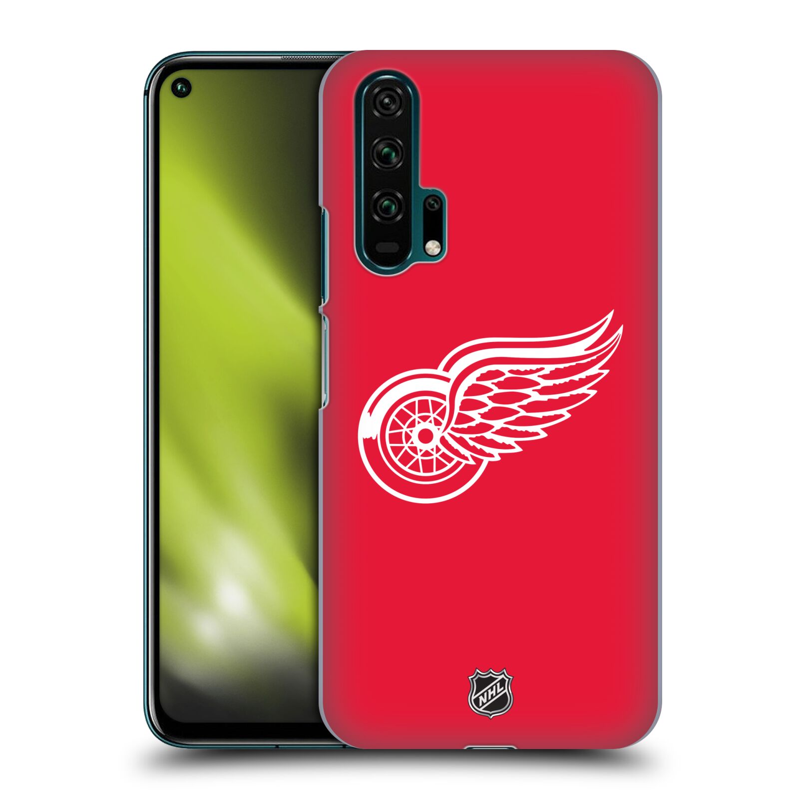 Pouzdro na mobil HONOR 20 PRO - HEAD CASE - Hokej NHL - Detroit Red Wings - Znak