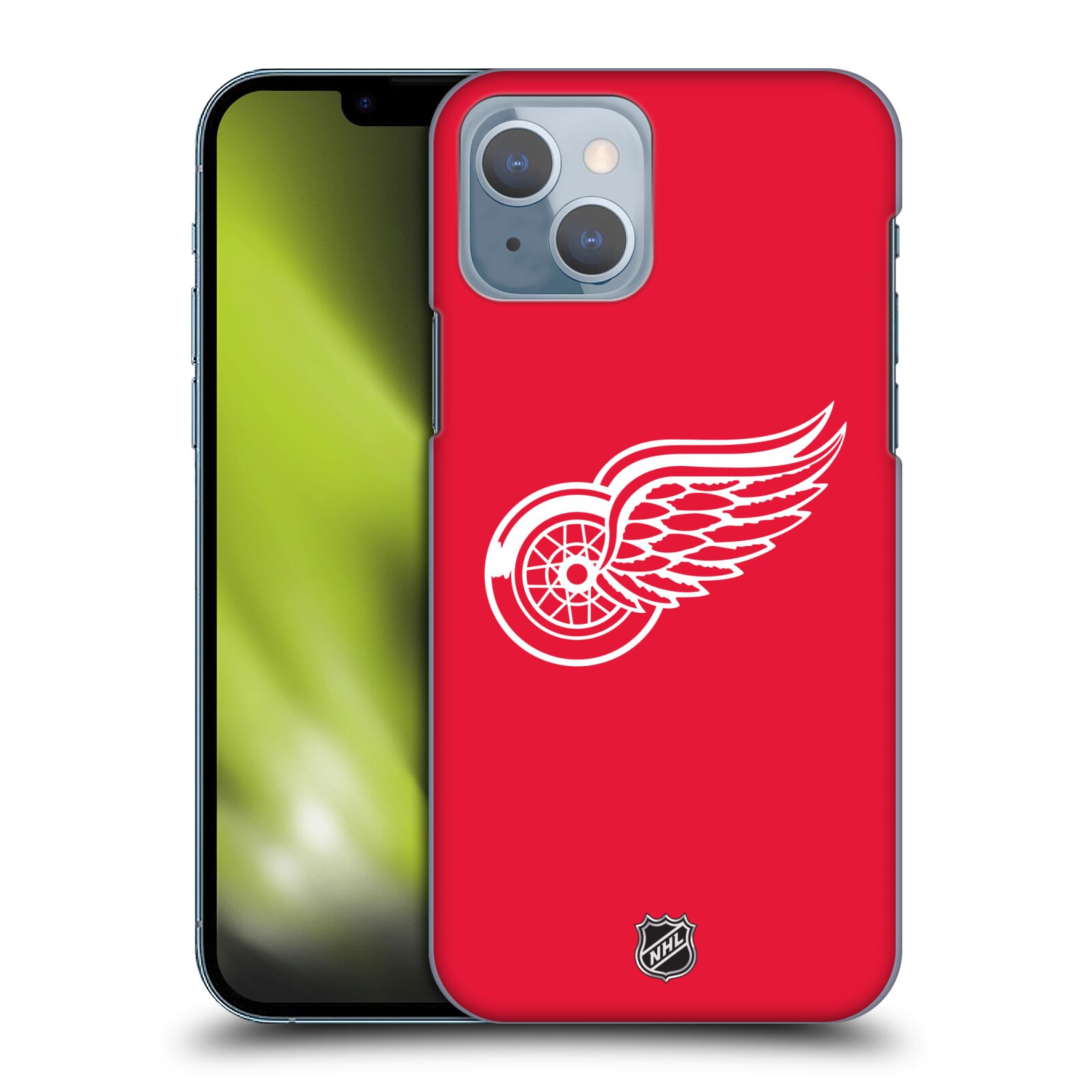 Pouzdro na mobil Apple Iphone 14 - HEAD CASE - Hokej NHL - Detroit Red Wings - Znak