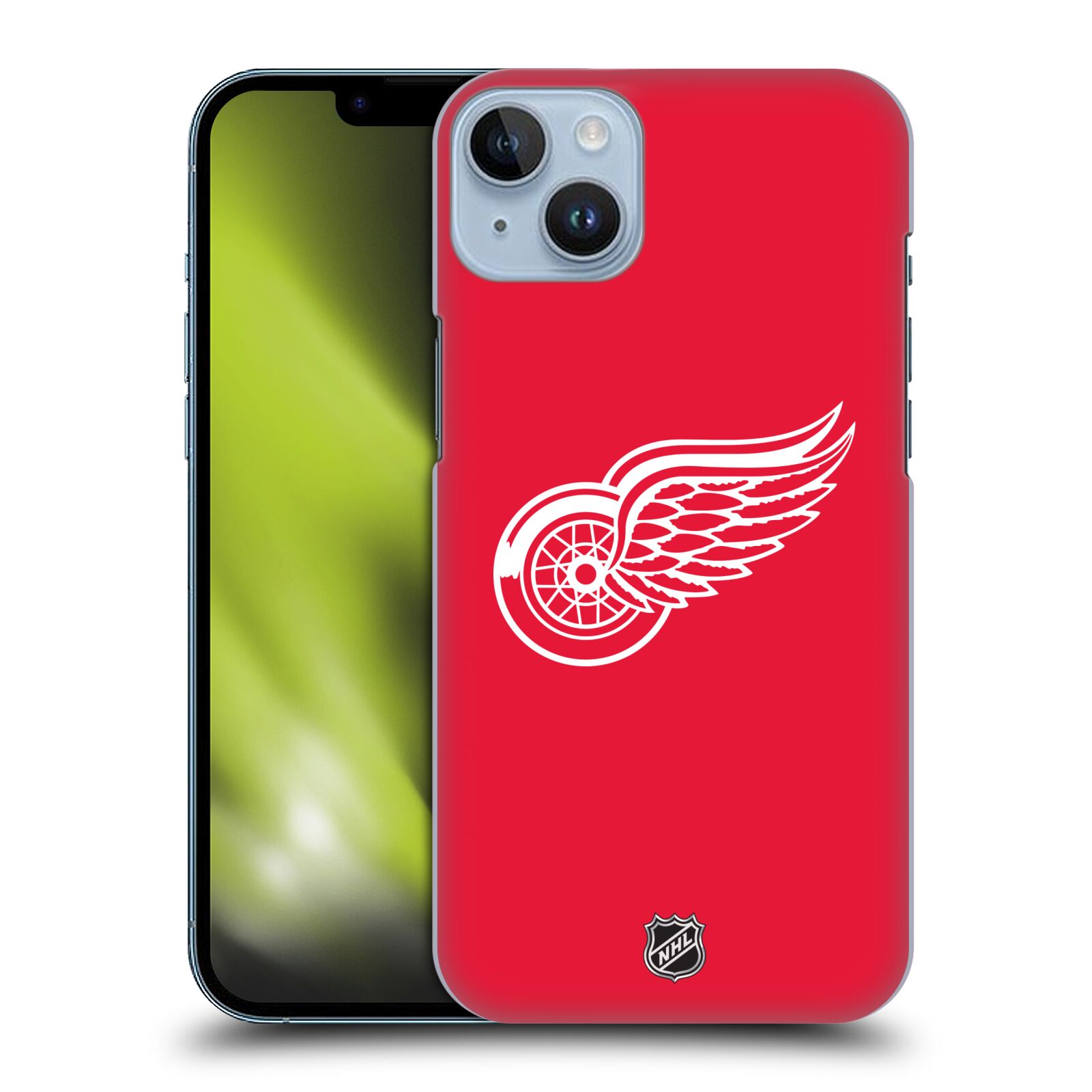 Pouzdro na mobil Apple Iphone 14 PLUS - HEAD CASE - Hokej NHL - Detroit Red Wings - Znak