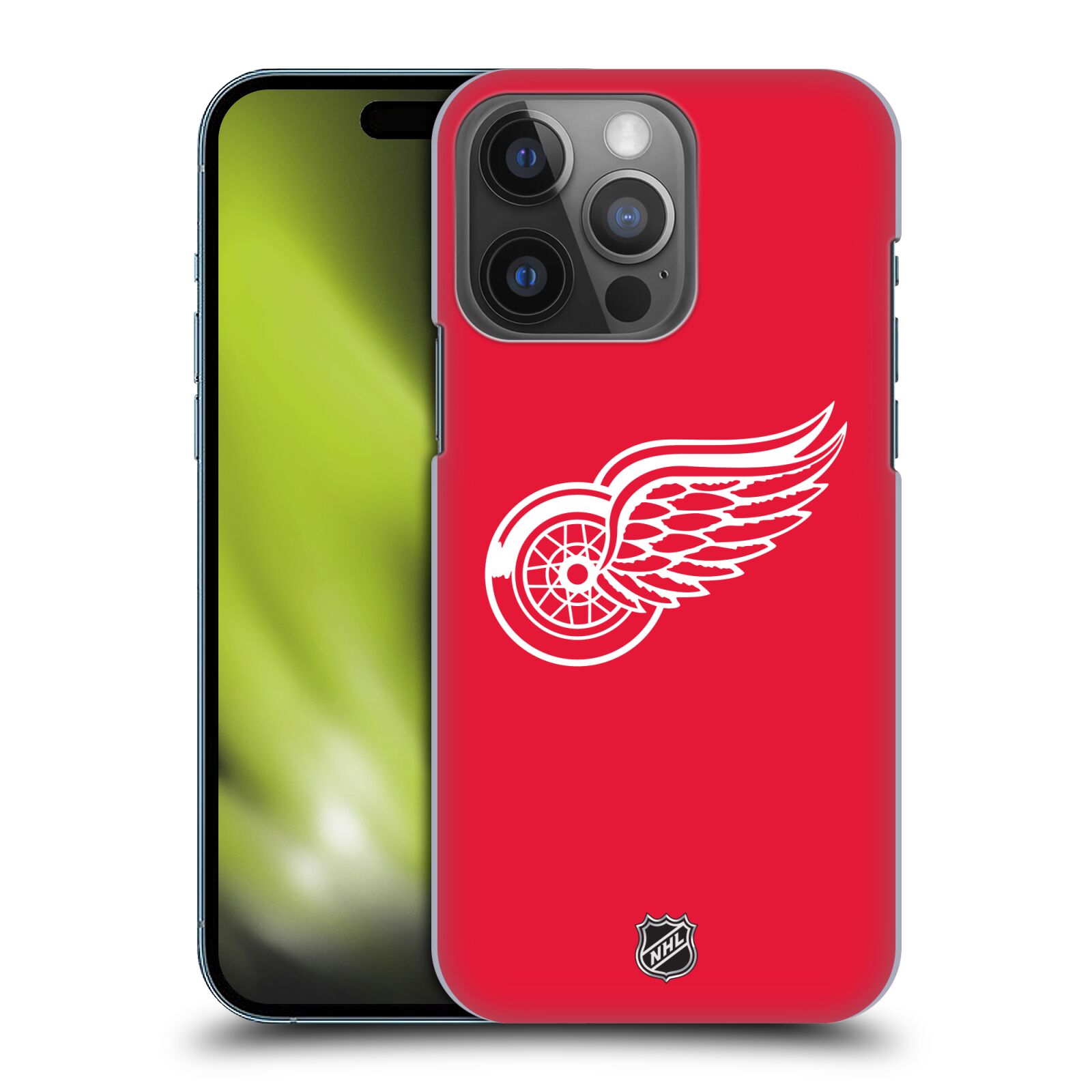 Pouzdro na mobil Apple Iphone 14 PRO - HEAD CASE - Hokej NHL - Detroit Red Wings - Znak