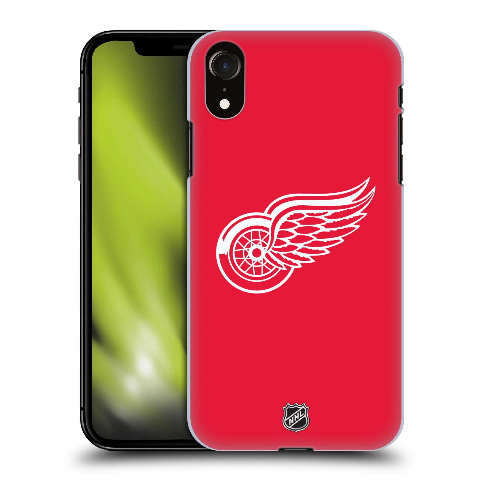 Pouzdro na mobil Apple Iphone XR - HEAD CASE - Hokej NHL - Detroit Red Wings - Znak