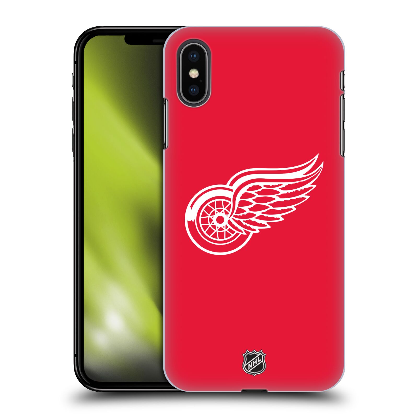Pouzdro na mobil Apple Iphone XS MAX - HEAD CASE - Hokej NHL - Detroit Red Wings - Znak