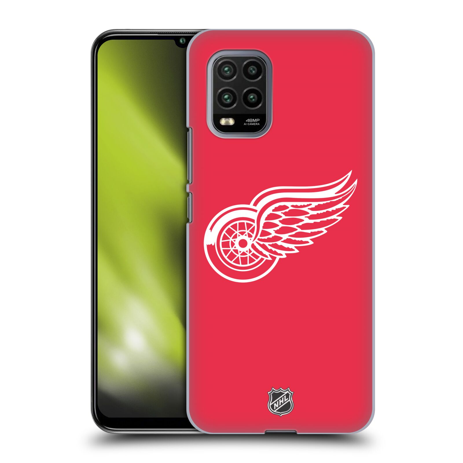 Pouzdro na mobil Xiaomi  Mi 10 LITE / Mi 10 LITE 5G - HEAD CASE - Hokej NHL - Detroit Red Wings - Znak