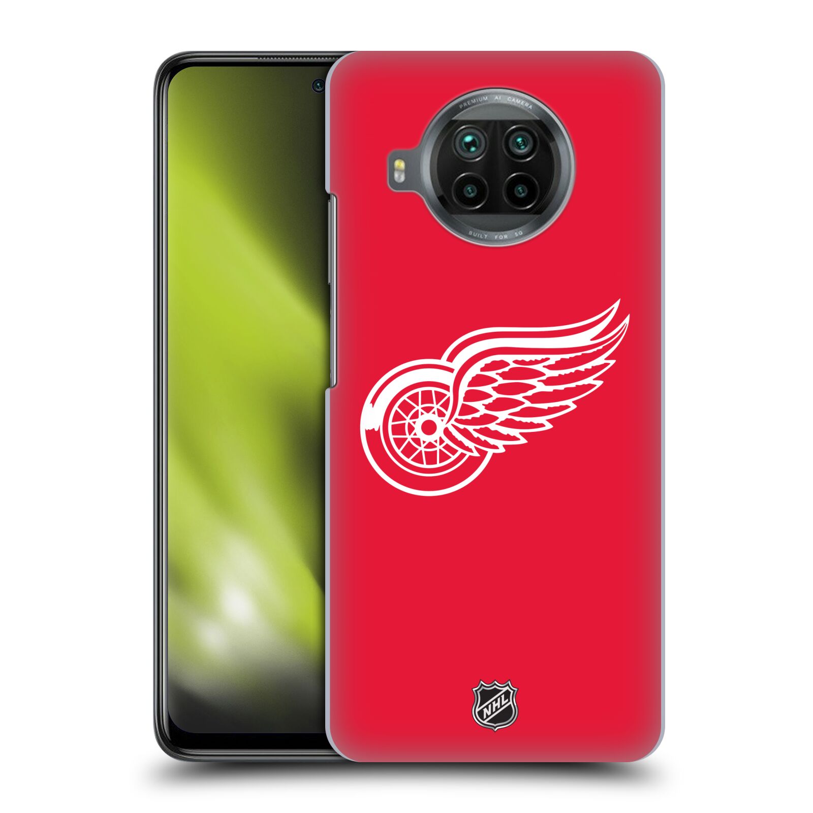 Pouzdro na mobil Xiaomi  Mi 10T LITE 5G - HEAD CASE - Hokej NHL - Detroit Red Wings - Znak