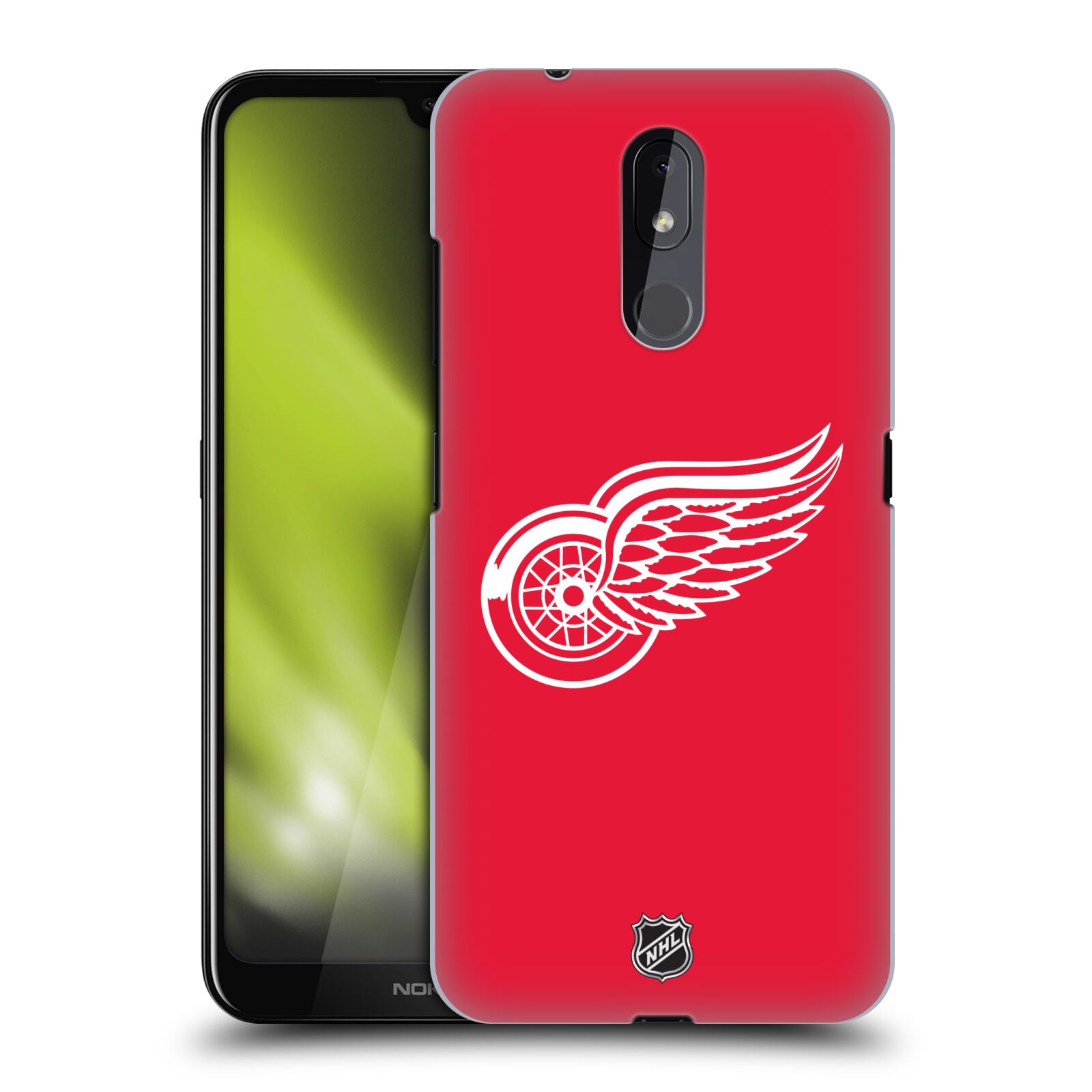 Pouzdro na mobil Nokia 3.2 - HEAD CASE - Hokej NHL - Detroit Red Wings - Znak
