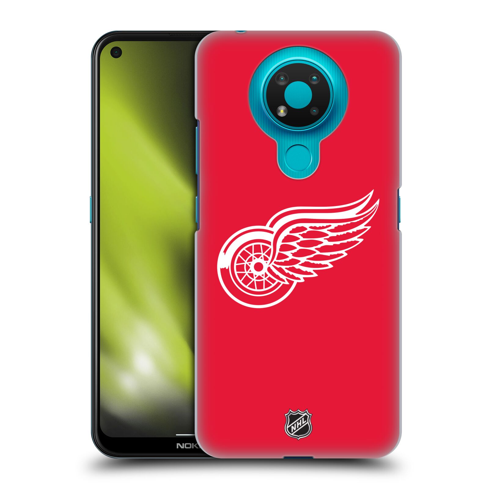 Pouzdro na mobil Nokia 3.4 - HEAD CASE - Hokej NHL - Detroit Red Wings - Znak