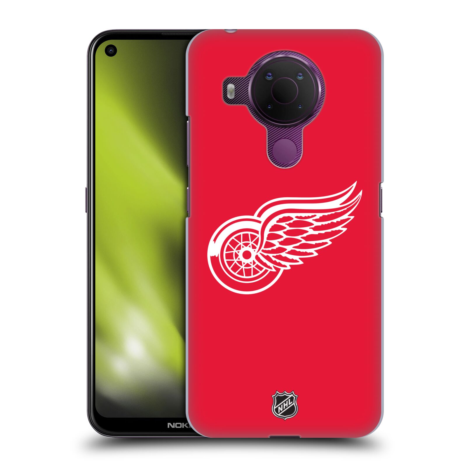 Pouzdro na mobil Nokia 5.4 - HEAD CASE - Hokej NHL - Detroit Red Wings - Znak