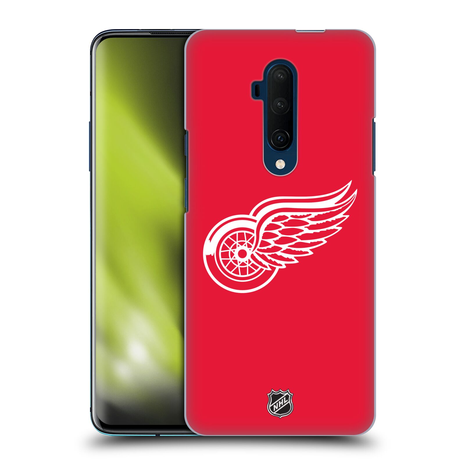 Pouzdro na mobil OnePlus 7T Pro - HEAD CASE - Hokej NHL - Detroit Red Wings - Znak