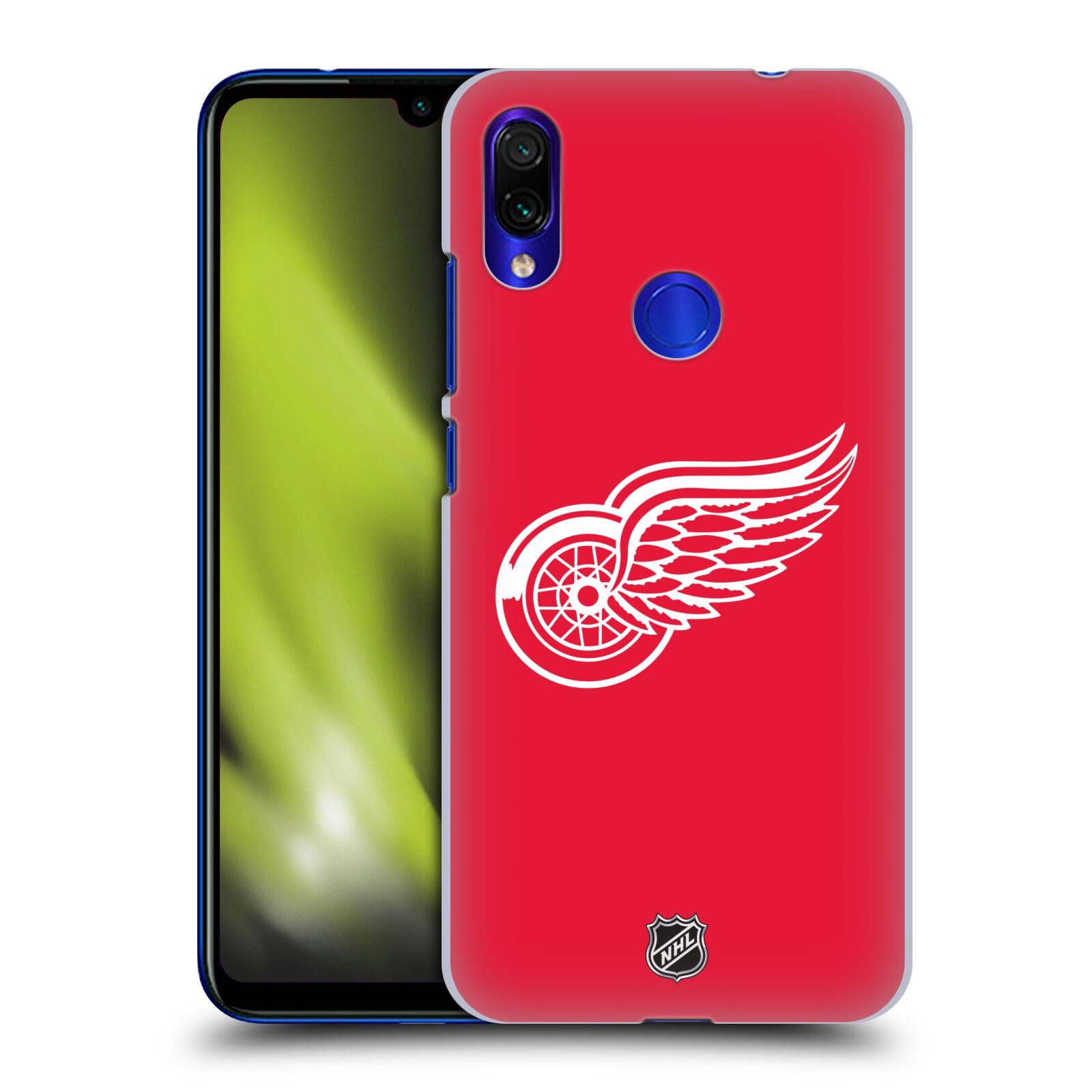 Pouzdro na mobil Xiaomi Redmi Note 7 - HEAD CASE - Hokej NHL - Detroit Red Wings - Znak