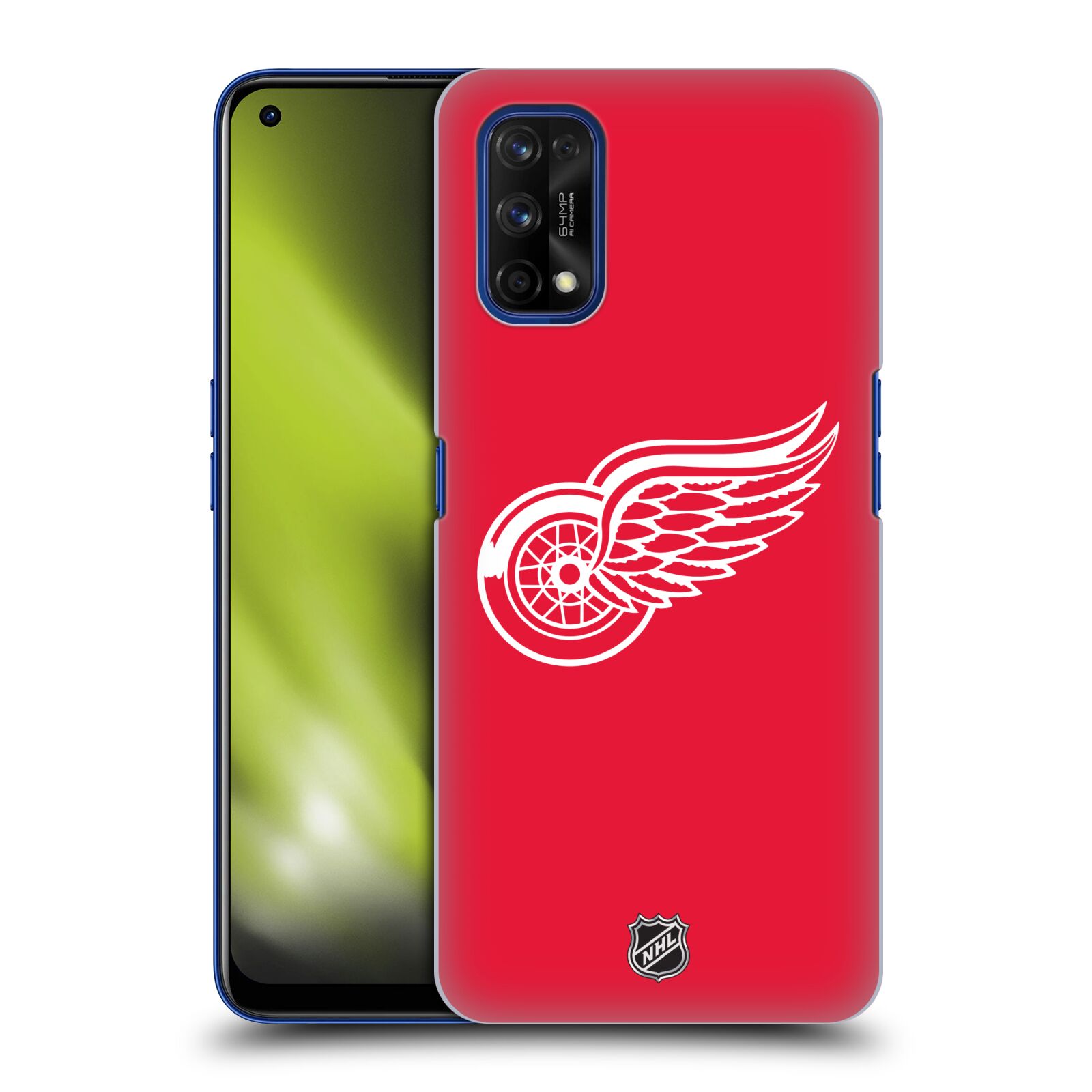 Pouzdro na mobil Realme 7 PRO - HEAD CASE - Hokej NHL - Detroit Red Wings - Znak