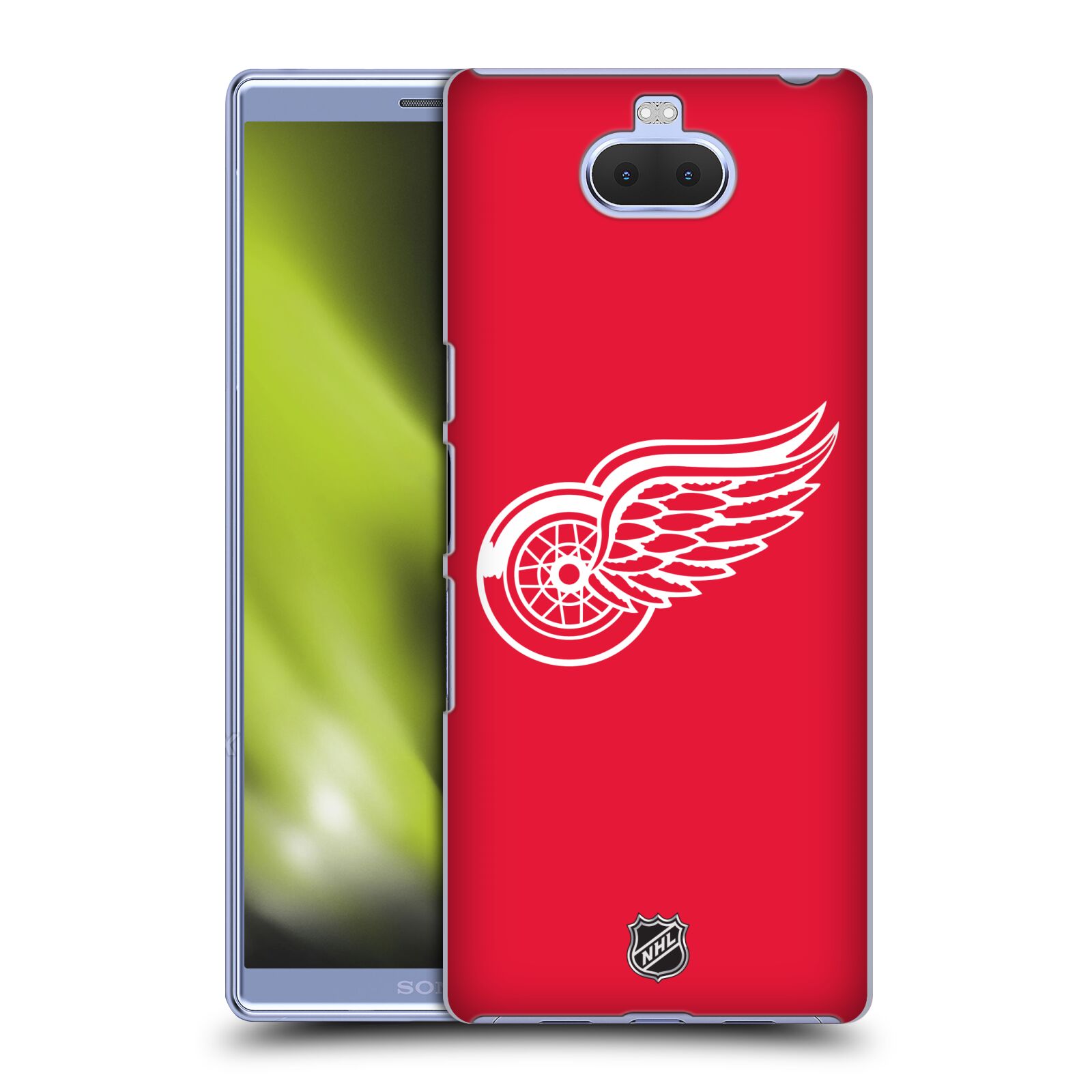 Pouzdro na mobil Sony Xperia 10 - HEAD CASE - Hokej NHL - Detroit Red Wings - Znak