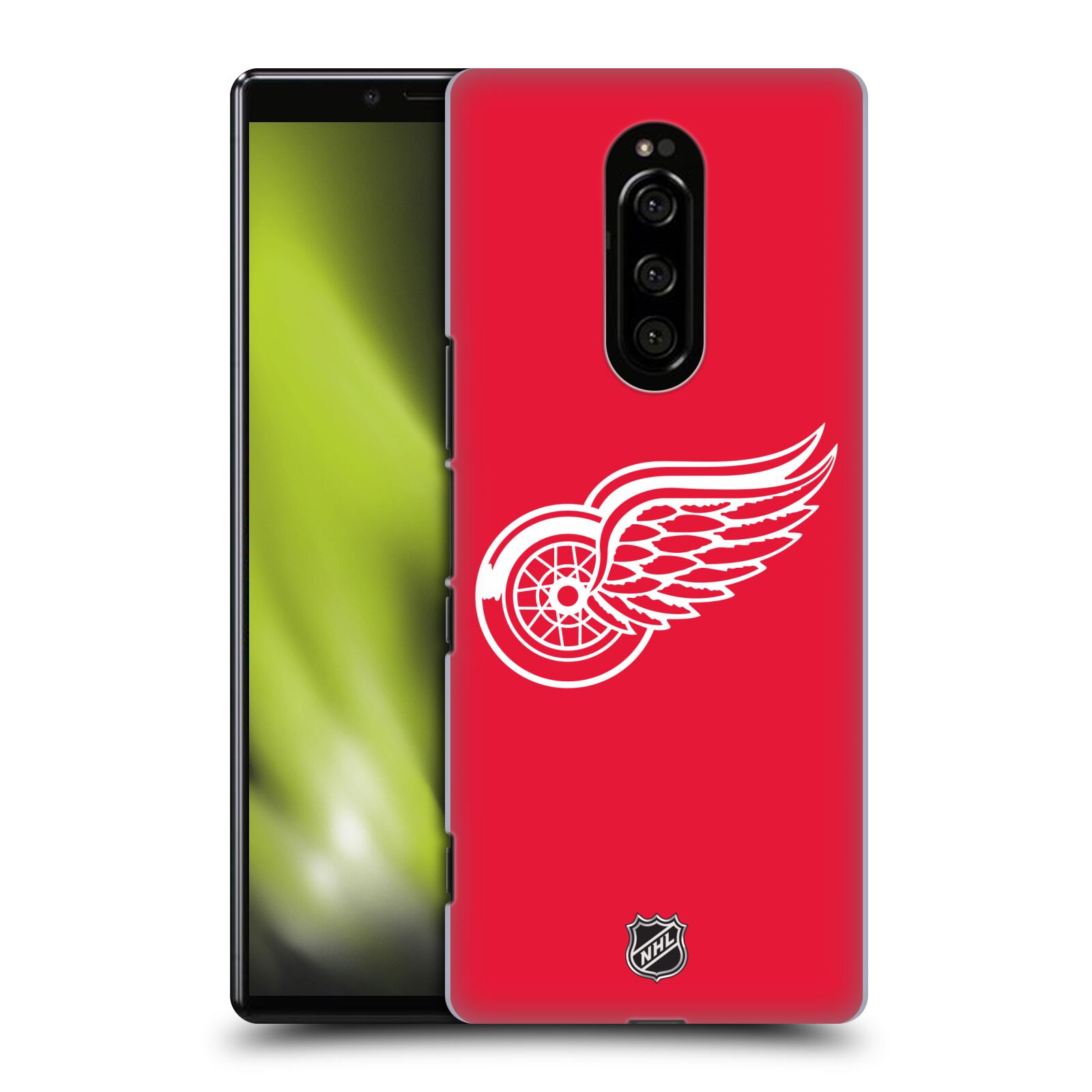 Pouzdro na mobil Sony Xperia 1 - HEAD CASE - Hokej NHL - Detroit Red Wings - Znak
