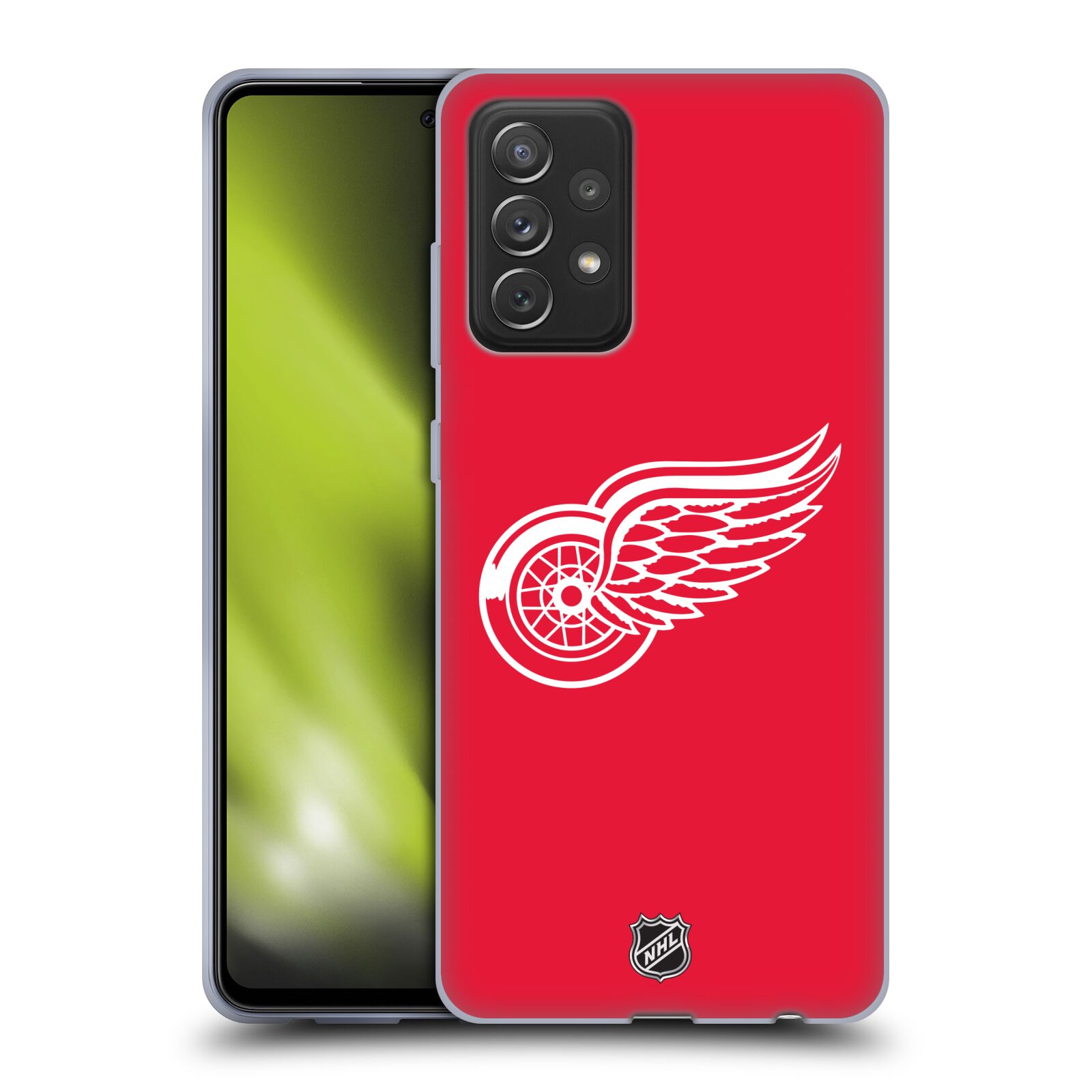Pouzdro na mobil Samsung Galaxy A72 / A72 5G - HEAD CASE - Hokej NHL - Detroit Red Wings - Znak