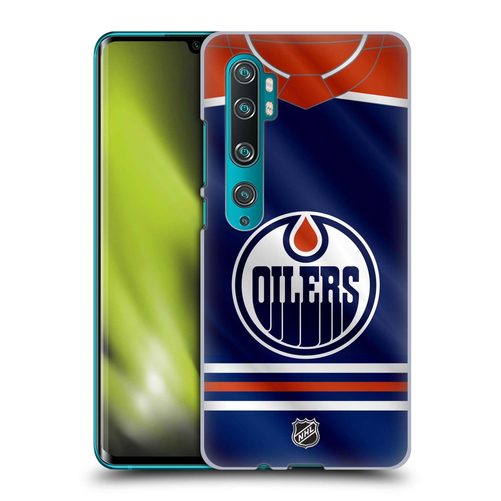 Pouzdro na mobil Xiaomi Mi Note 10 / Mi Note 10 Pro - HEAD CASE - Hokej NHL - Edmonton Oilers - Dres