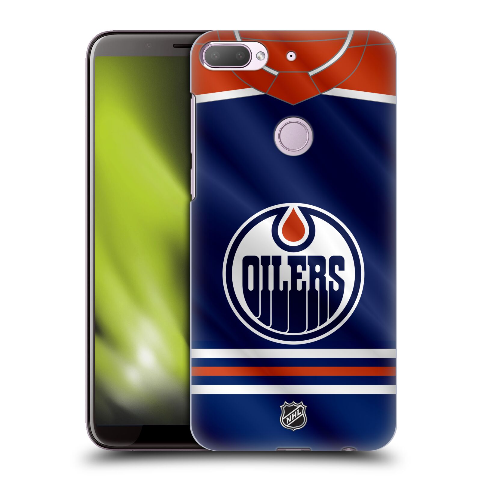 Pouzdro na mobil HTC Desire 12+ / Desire 12+ DUAL SIM - HEAD CASE - Hokej NHL - Edmonton Oilers - Dres