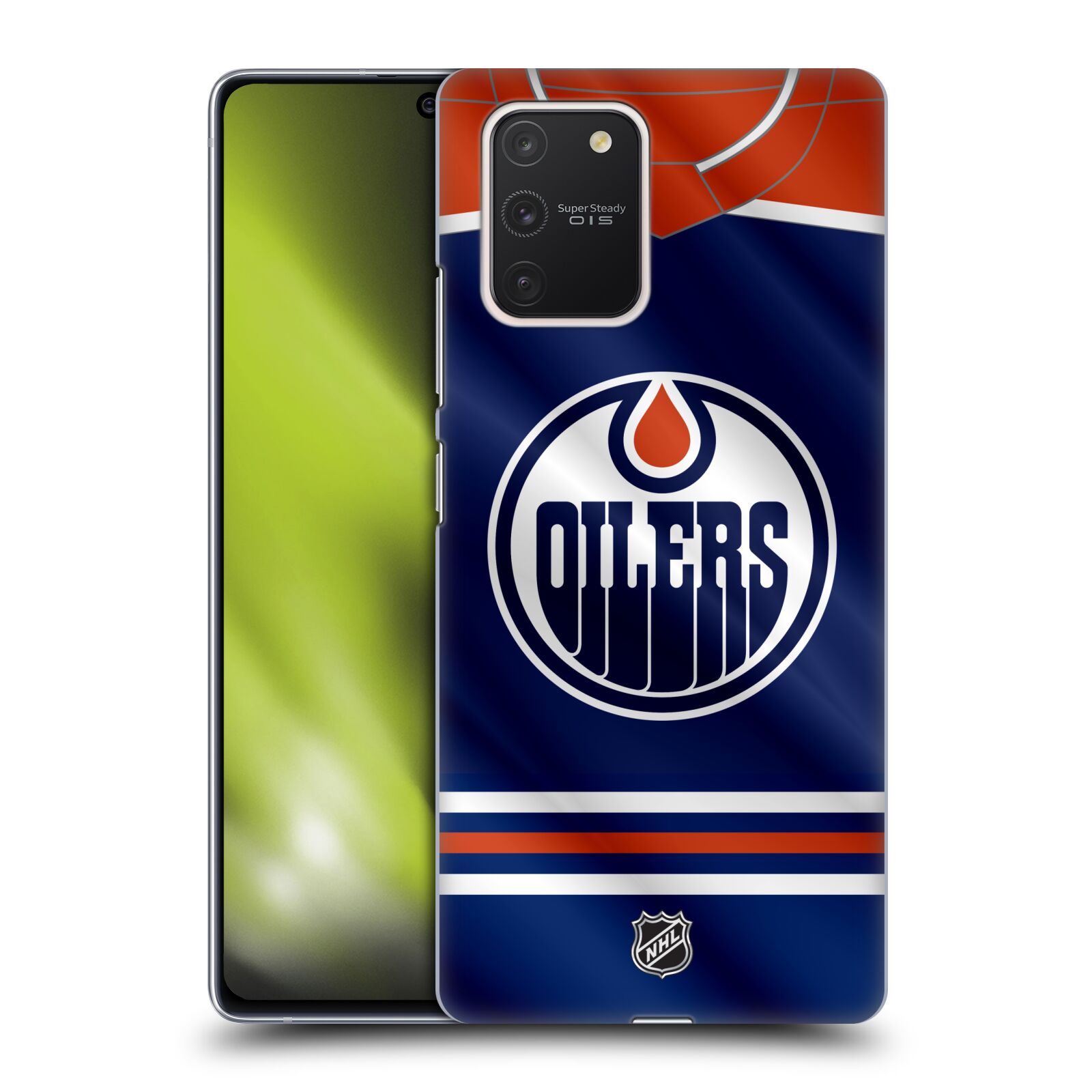 Pouzdro na mobil Samsung Galaxy S10 LITE - HEAD CASE - Hokej NHL - Edmonton Oilers - Dres
