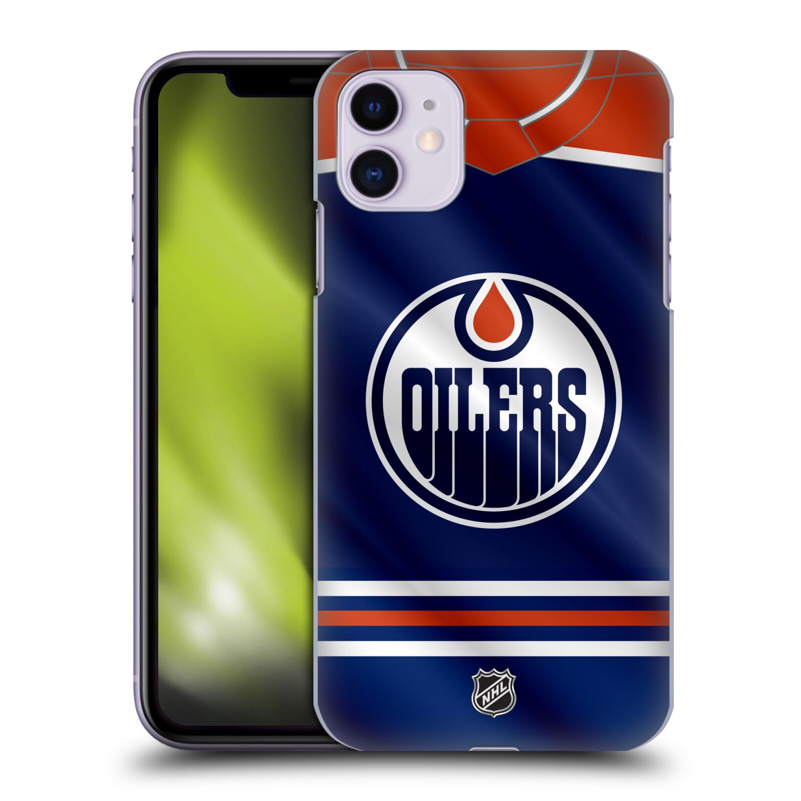 Pouzdro na mobil Apple Iphone 11 - HEAD CASE - Hokej NHL - Edmonton Oilers - Dres