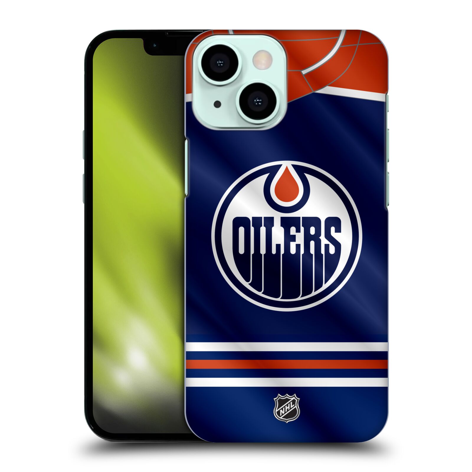 Pouzdro na mobil Apple Iphone 13 MINI - HEAD CASE - Hokej NHL - Edmonton Oilers - Dres