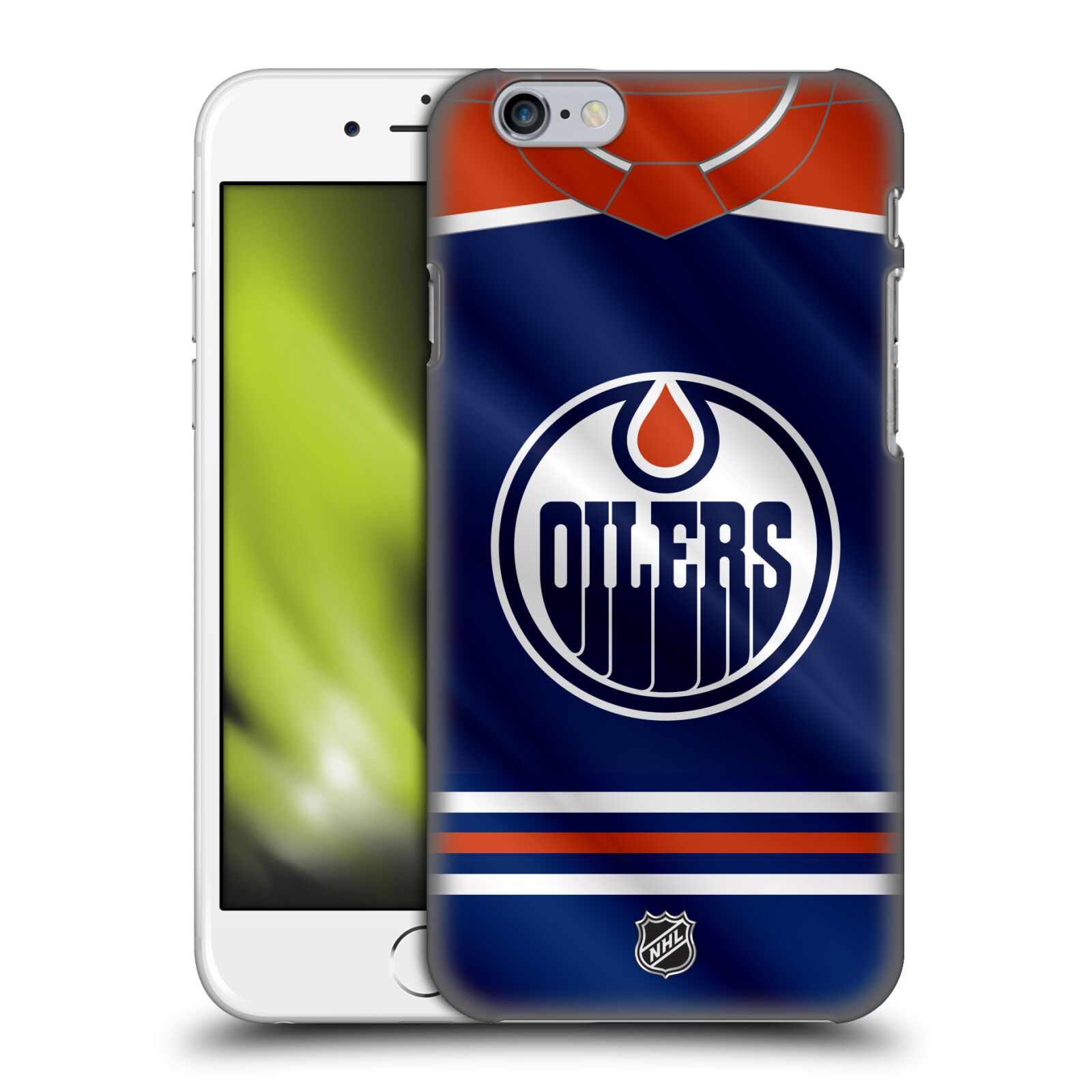 Pouzdro na mobil Apple Iphone 6/6S - HEAD CASE - Hokej NHL - Edmonton Oilers - Dres