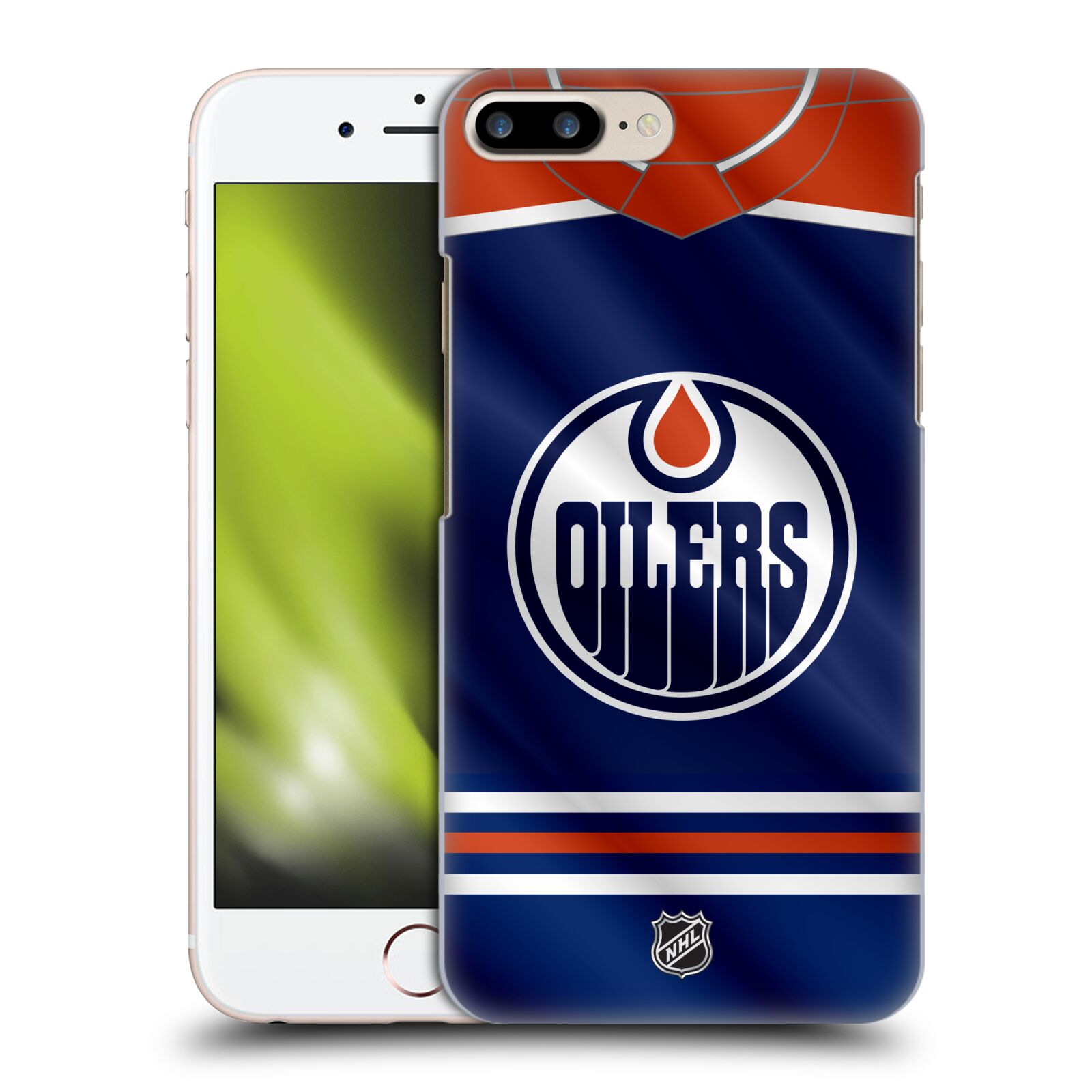 Pouzdro na mobil Apple Iphone 7/8 PLUS - HEAD CASE - Hokej NHL - Edmonton Oilers - Dres