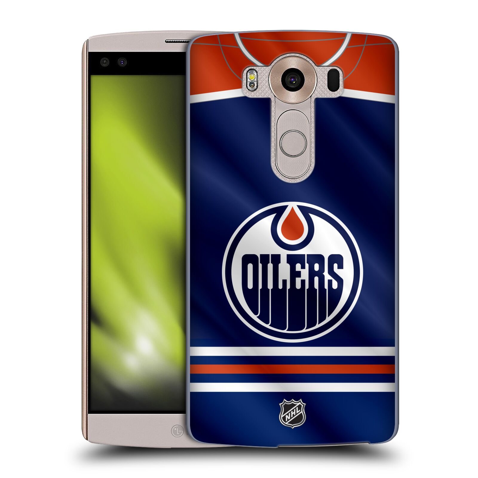 Pouzdro na mobil LG V10 - HEAD CASE - Hokej NHL - Edmonton Oilers - Dres