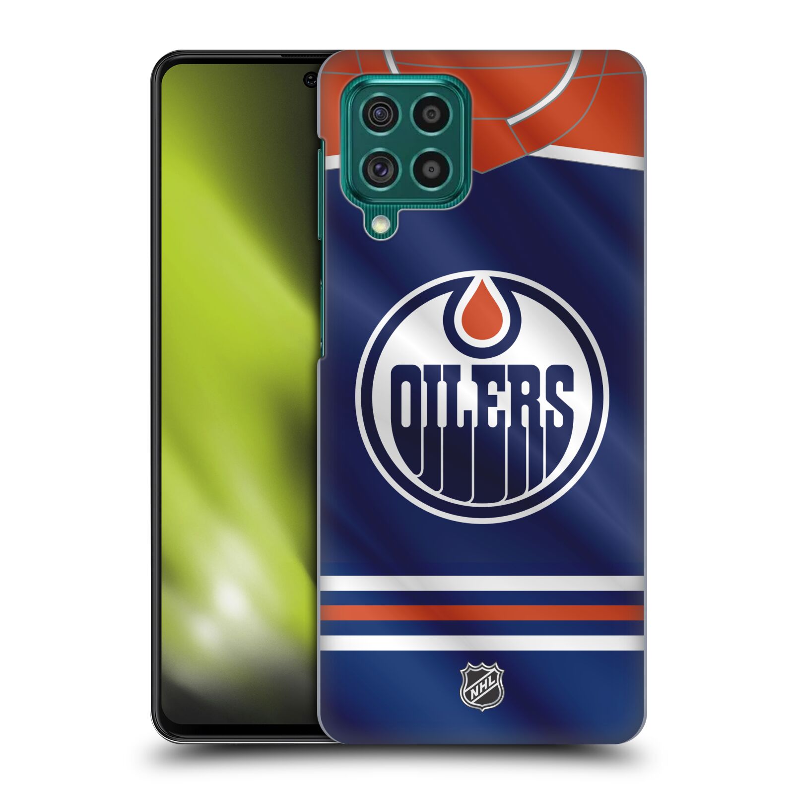 Pouzdro na mobil Samsung Galaxy M62 - HEAD CASE - Hokej NHL - Edmonton Oilers - Dres