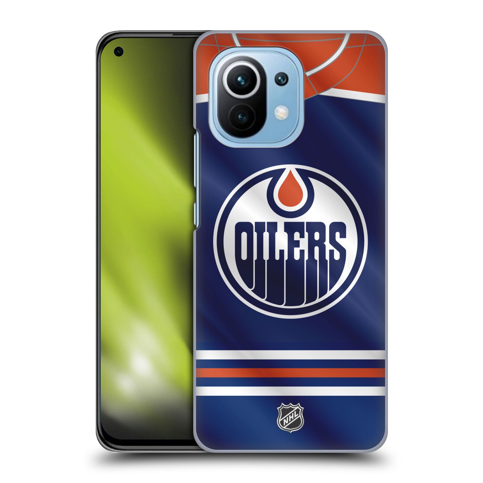 Pouzdro na mobil Xiaomi  Mi 11 - HEAD CASE - Hokej NHL - Edmonton Oilers - Dres