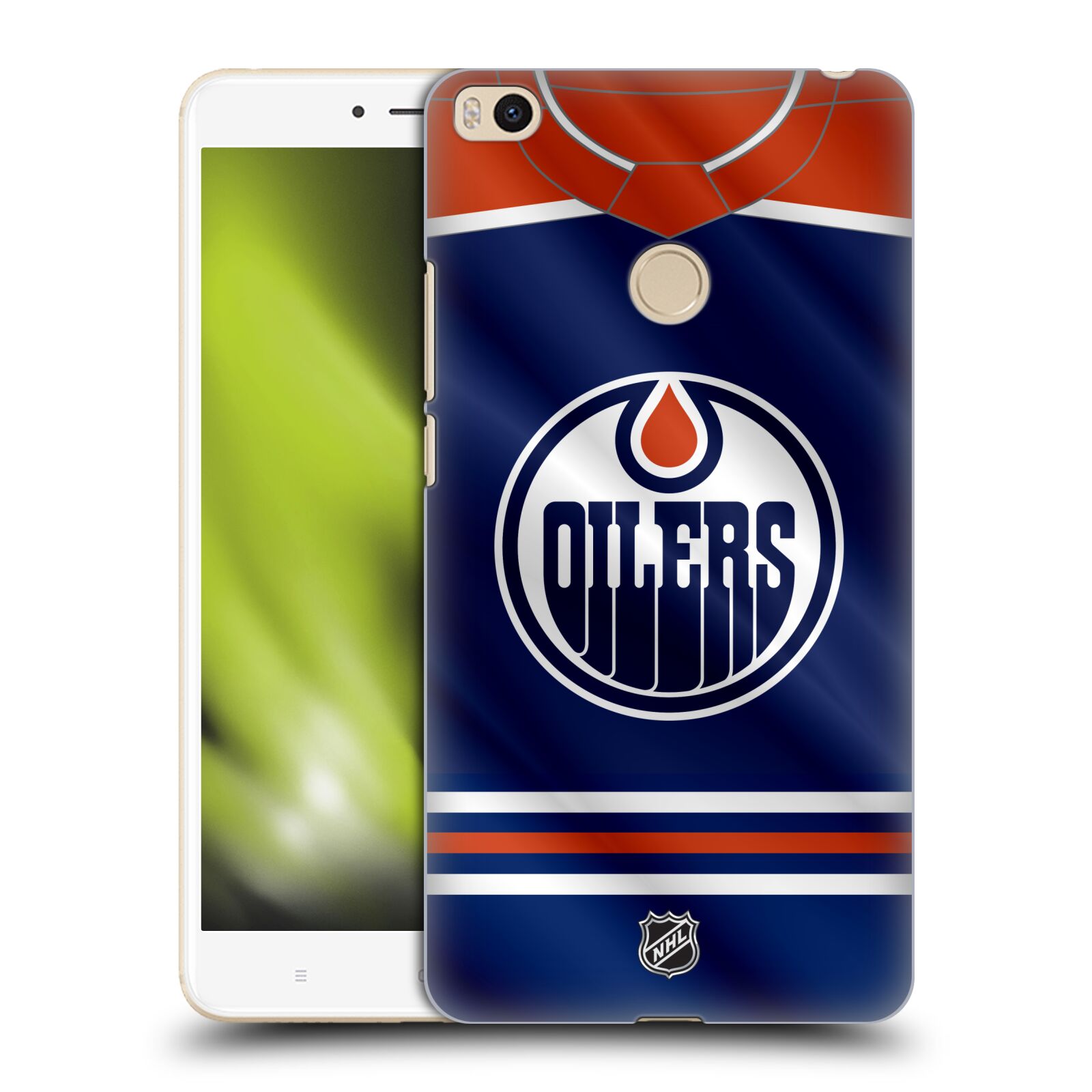 Pouzdro na mobil Xiaomi Mi Max 2 - HEAD CASE - Hokej NHL - Edmonton Oilers - Dres