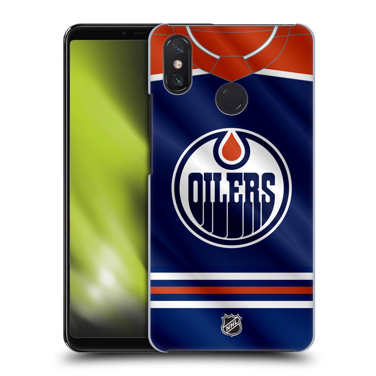 Pouzdro na mobil Xiaomi Mi Max 3 - HEAD CASE - Hokej NHL - Edmonton Oilers - Dres