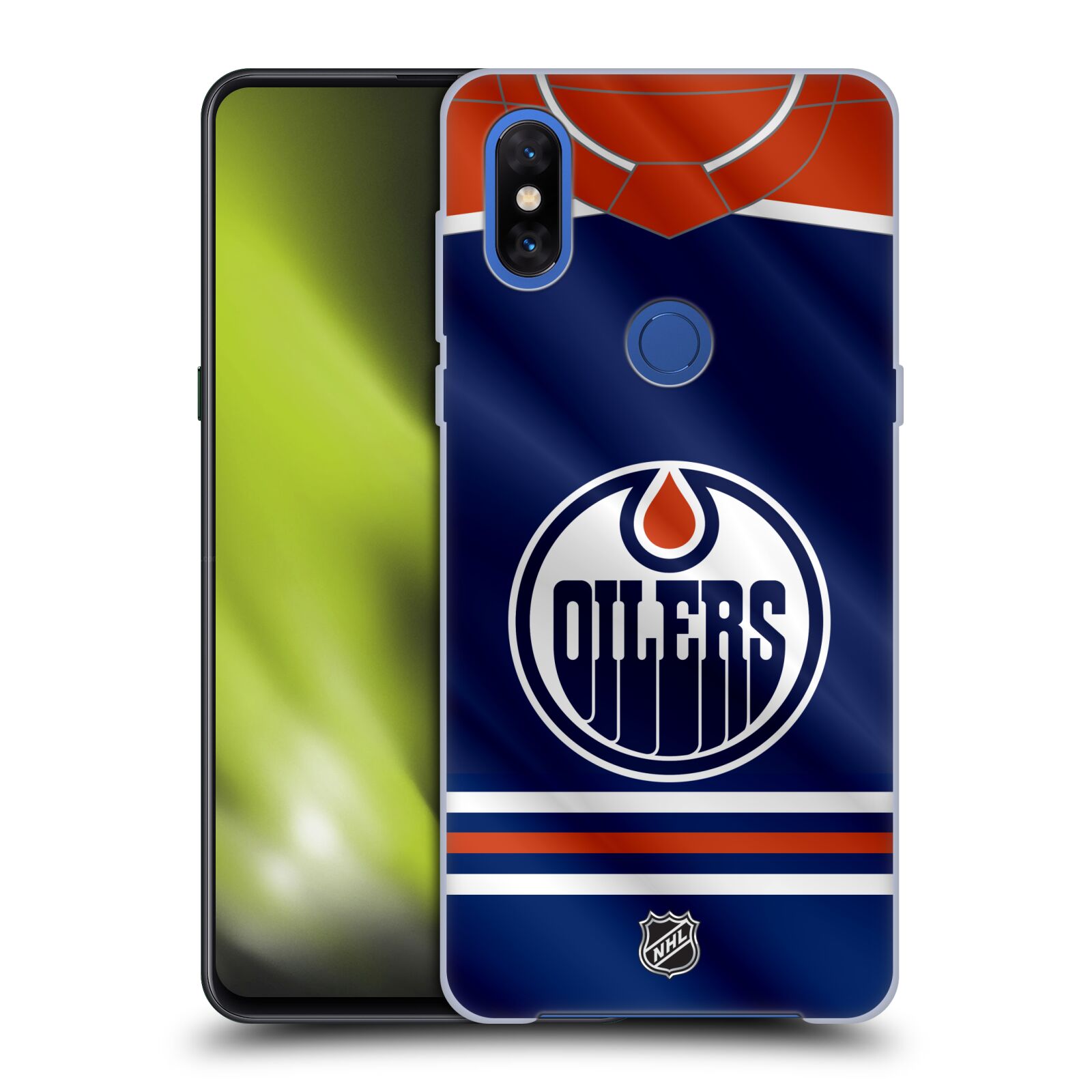 Pouzdro na mobil Xiaomi Mi Mix 3 - HEAD CASE - Hokej NHL - Edmonton Oilers - Dres