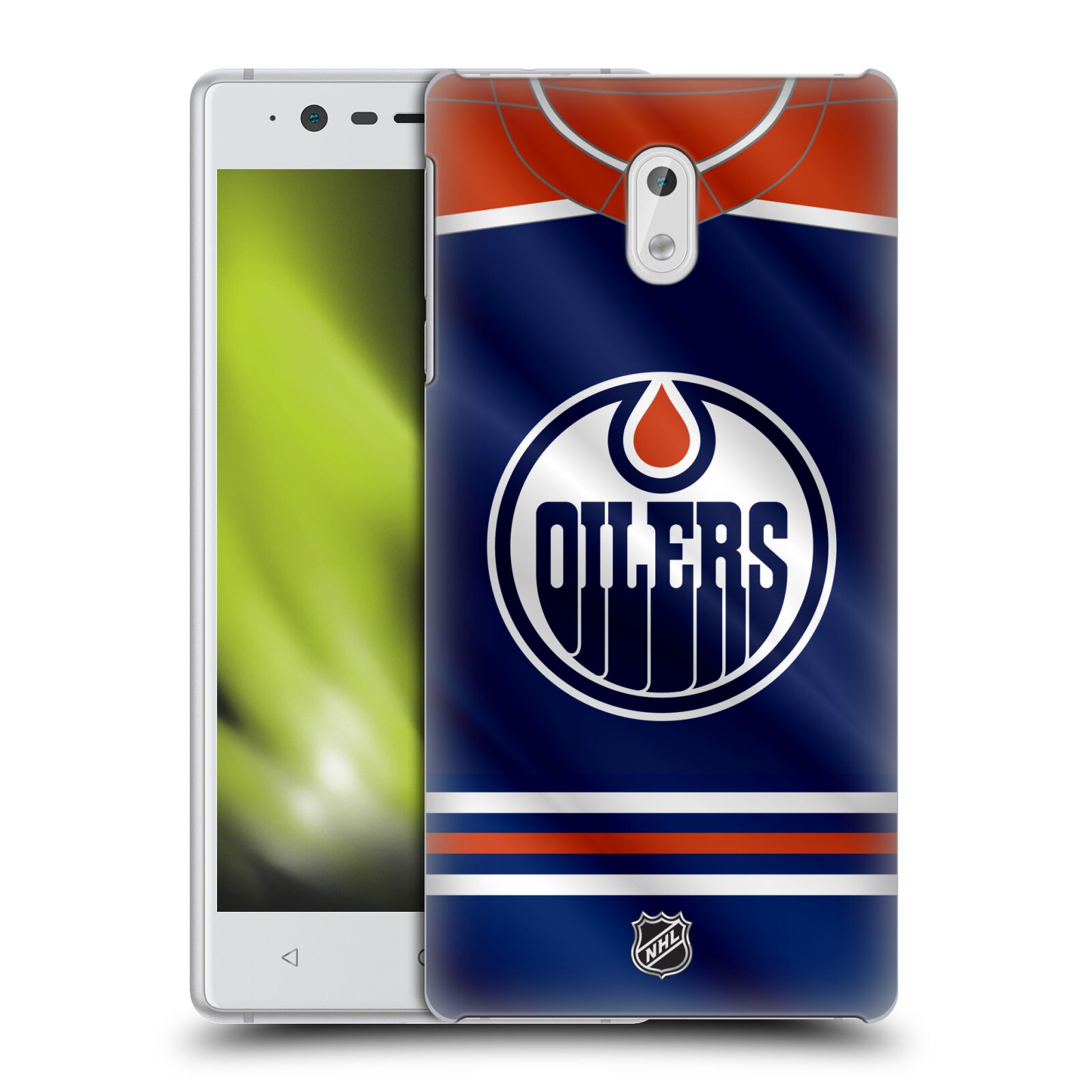 Pouzdro na mobil Nokia 3 - HEAD CASE - Hokej NHL - Edmonton Oilers - Dres