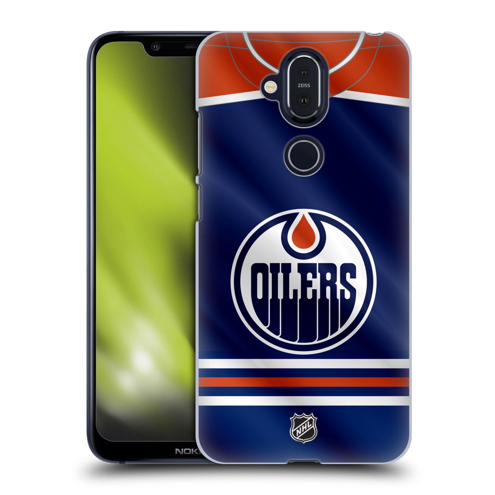 Pouzdro na mobil NOKIA 8.1 - HEAD CASE - Hokej NHL - Edmonton Oilers - Dres
