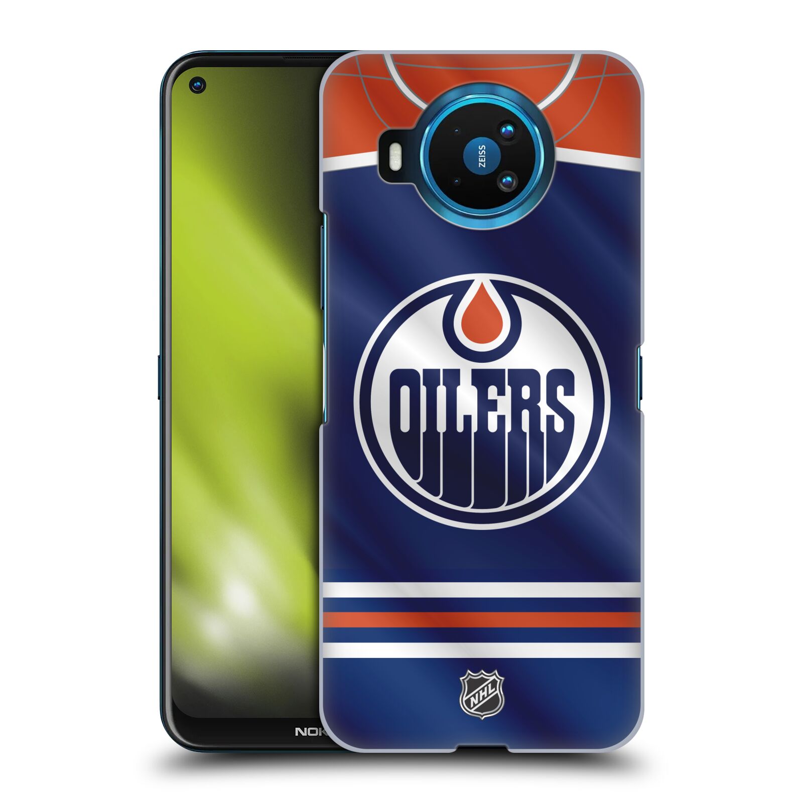 Pouzdro na mobil NOKIA 8.3 - HEAD CASE - Hokej NHL - Edmonton Oilers - Dres