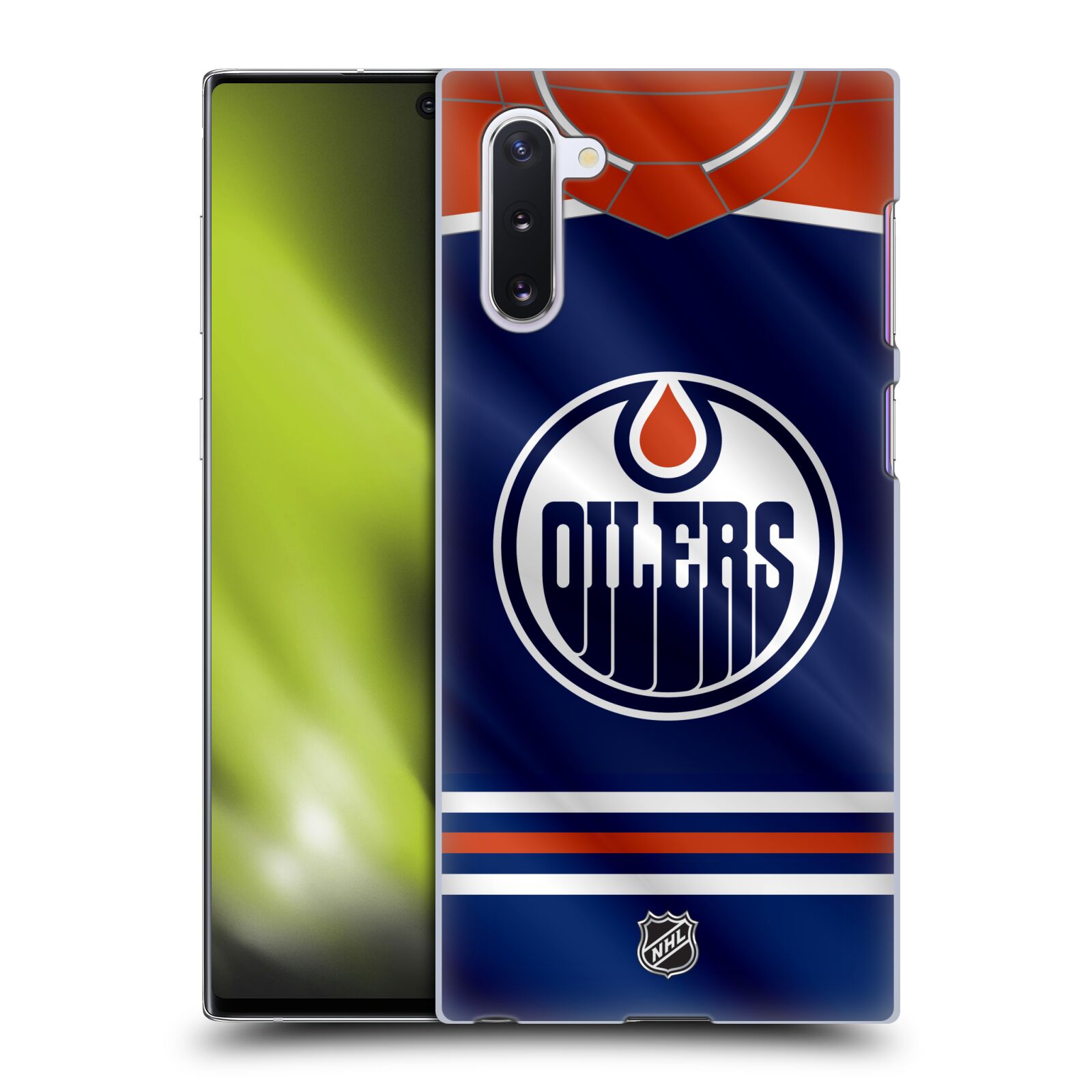 Pouzdro na mobil Samsung Galaxy Note 10 - HEAD CASE - Hokej NHL - Edmonton Oilers - Dres