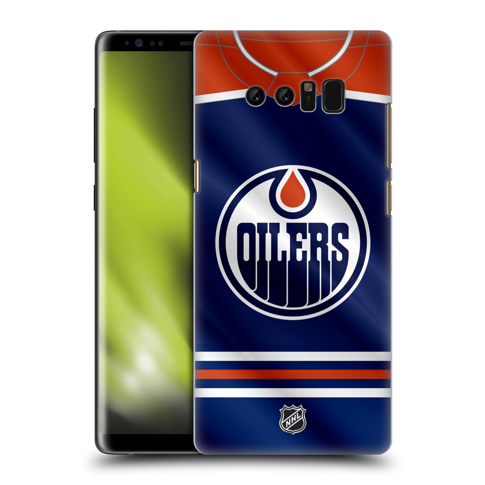 Pouzdro na mobil Samsung Galaxy Note 8 - HEAD CASE - Hokej NHL - Edmonton Oilers - Dres