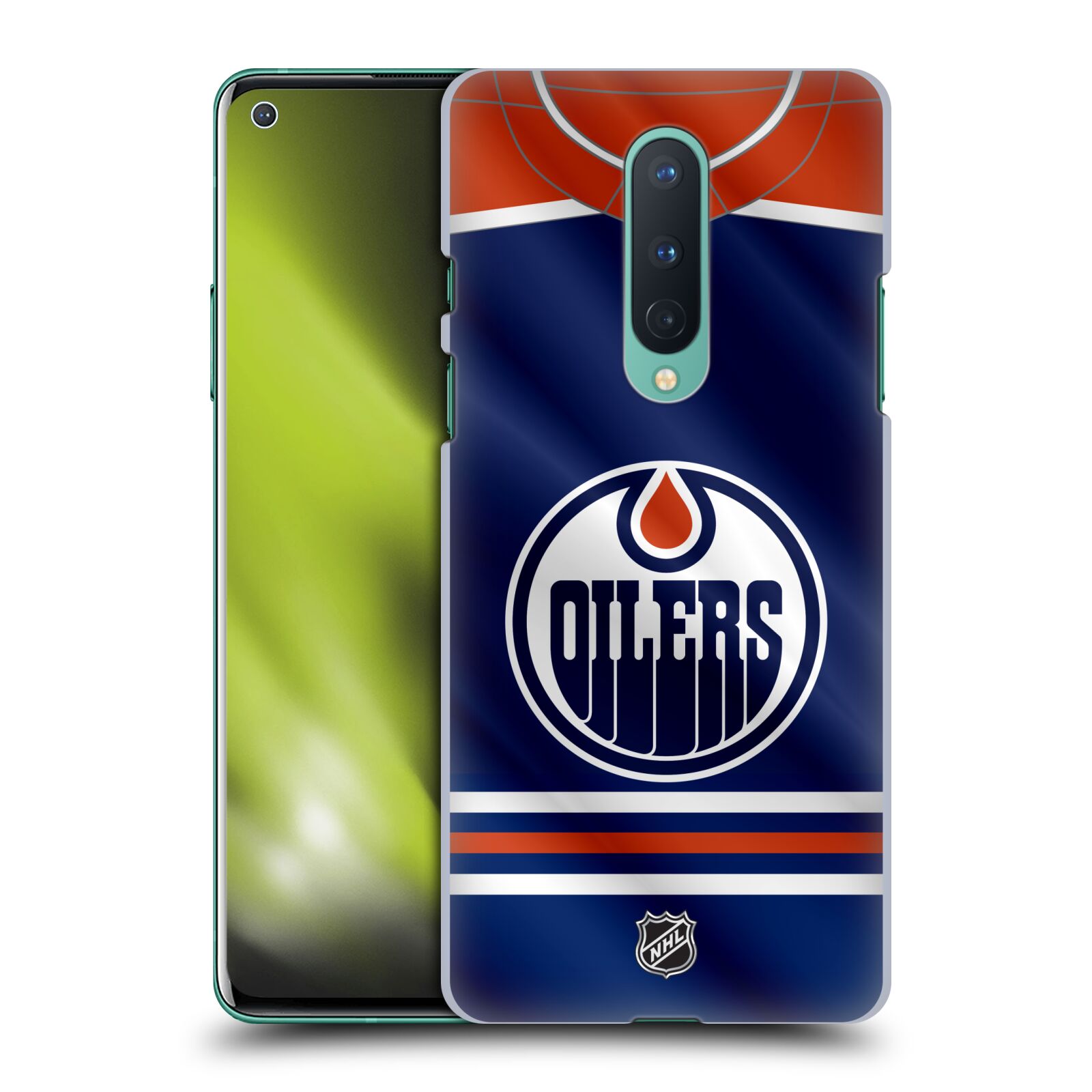 Pouzdro na mobil OnePlus 8 5G - HEAD CASE - Hokej NHL - Edmonton Oilers - Dres