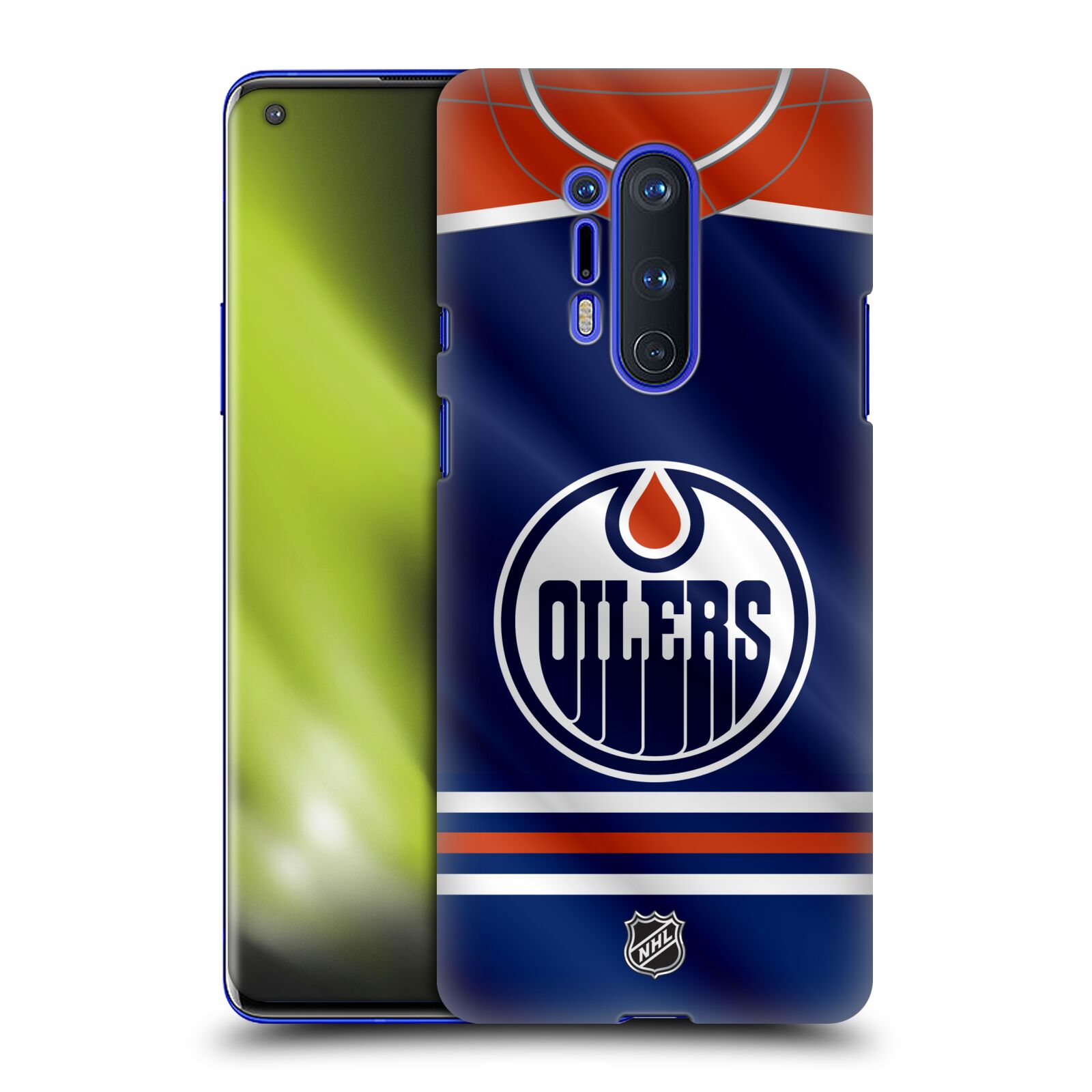 Pouzdro na mobil OnePlus 8 PRO 5G - HEAD CASE - Hokej NHL - Edmonton Oilers - Dres