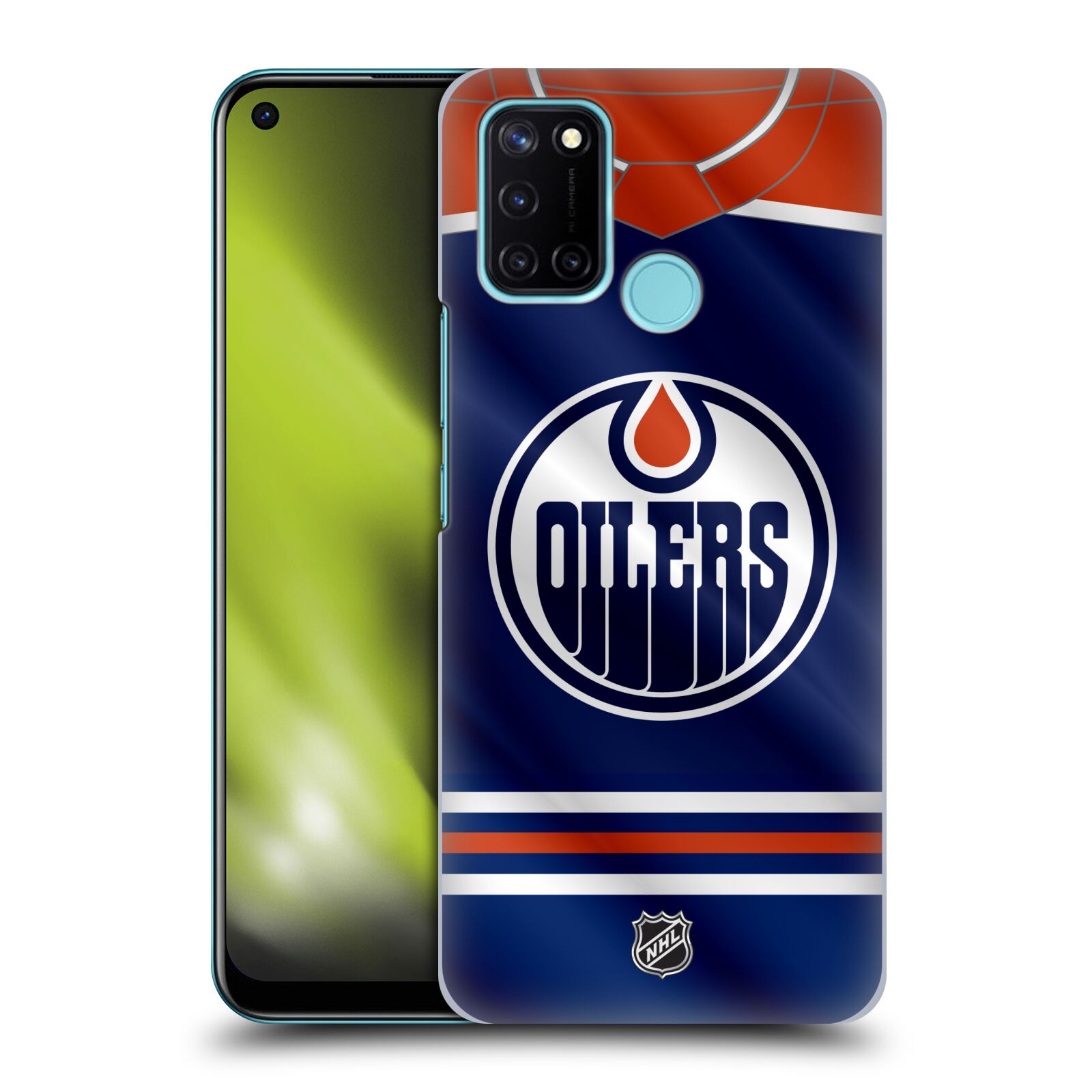 Pouzdro na mobil Realme 7i / Realme C17 - HEAD CASE - Hokej NHL - Edmonton Oilers - Dres
