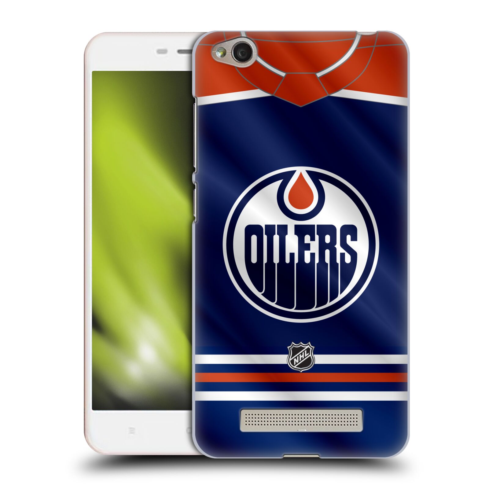 Pouzdro na mobil Xiaomi Redmi 4a - HEAD CASE - Hokej NHL - Edmonton Oilers - Dres