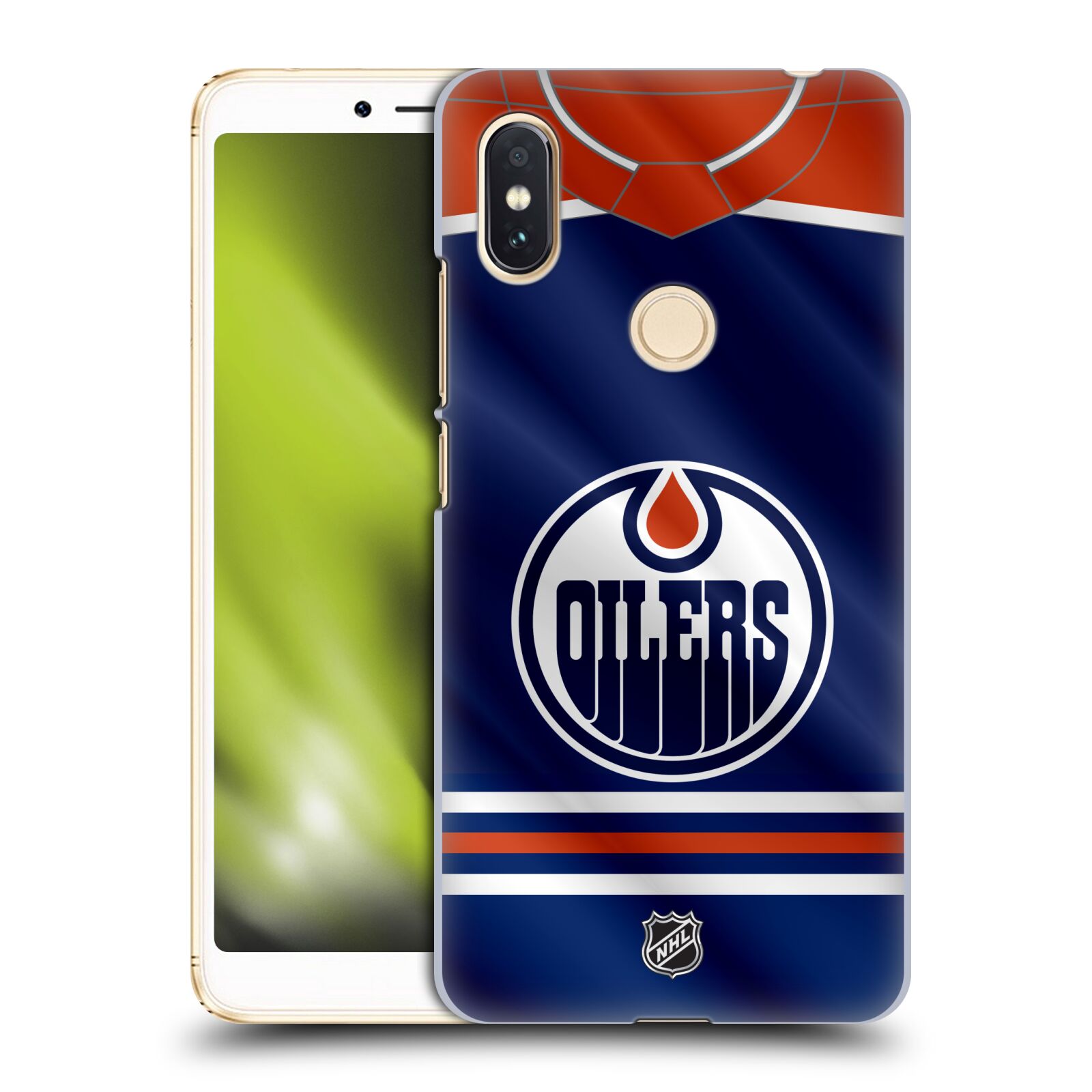 Pouzdro na mobil Xiaomi Redmi S2 - HEAD CASE - Hokej NHL - Edmonton Oilers - Dres