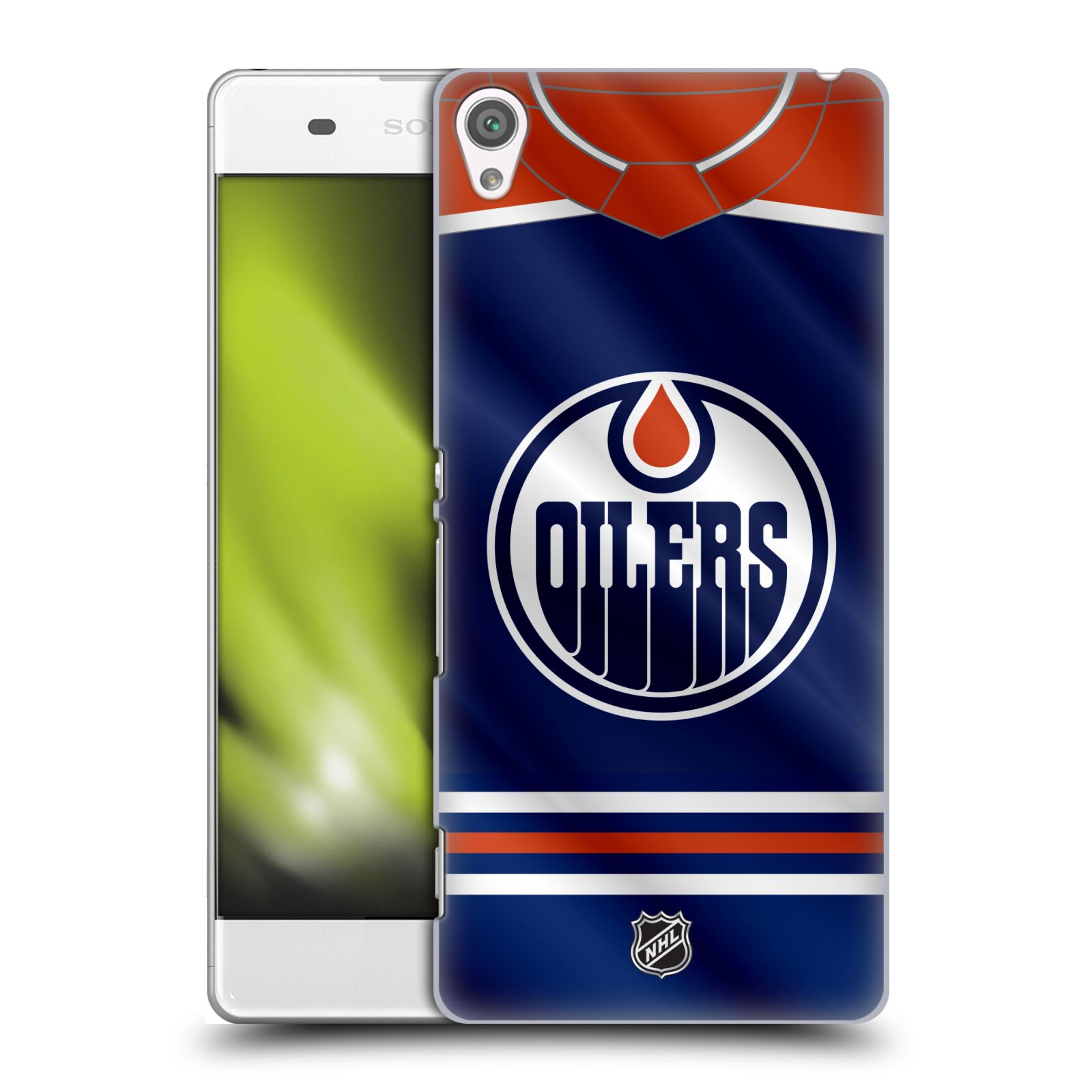 Pouzdro na mobil Sony Xperia XA - HEAD CASE - Hokej NHL - Edmonton Oilers - Dres
