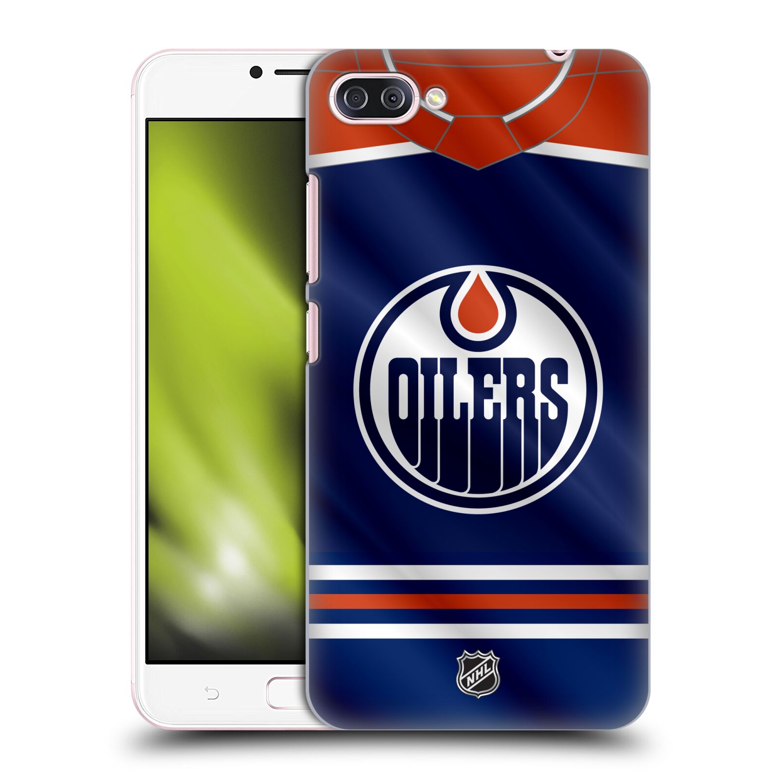 Pouzdro na mobil ASUS Zenfone 4 Max / 4 Max Pro (ZC554KL) - HEAD CASE - Hokej NHL - Edmonton Oilers - Dres