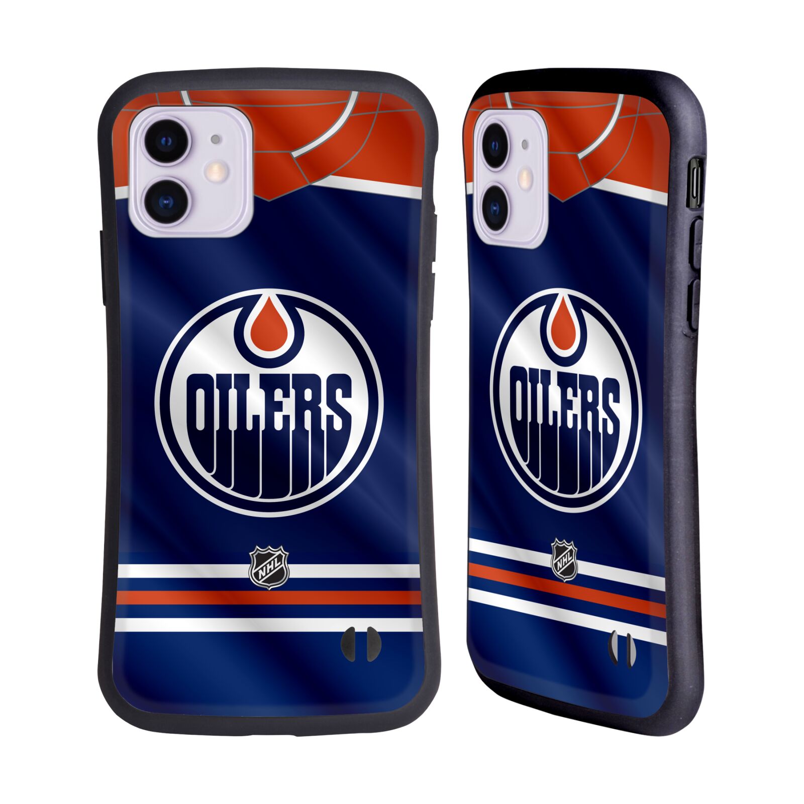 Obal na mobil Apple iPhone 11 - HEAD CASE - NHL - Edmonton Oilers znak dres
