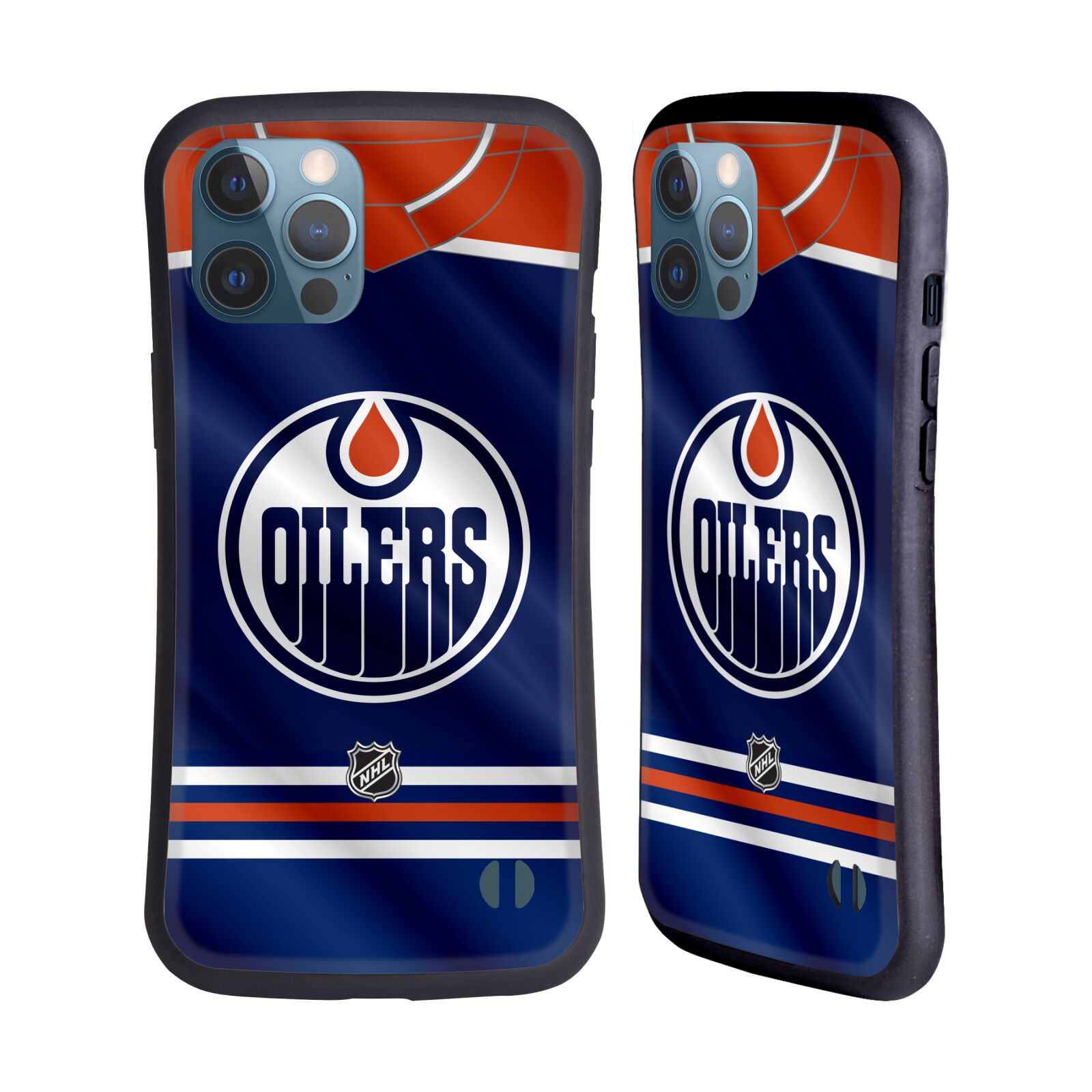 Obal na mobil Apple iPhone 12 PRO MAX - HEAD CASE - NHL - Edmonton Oilers znak dres