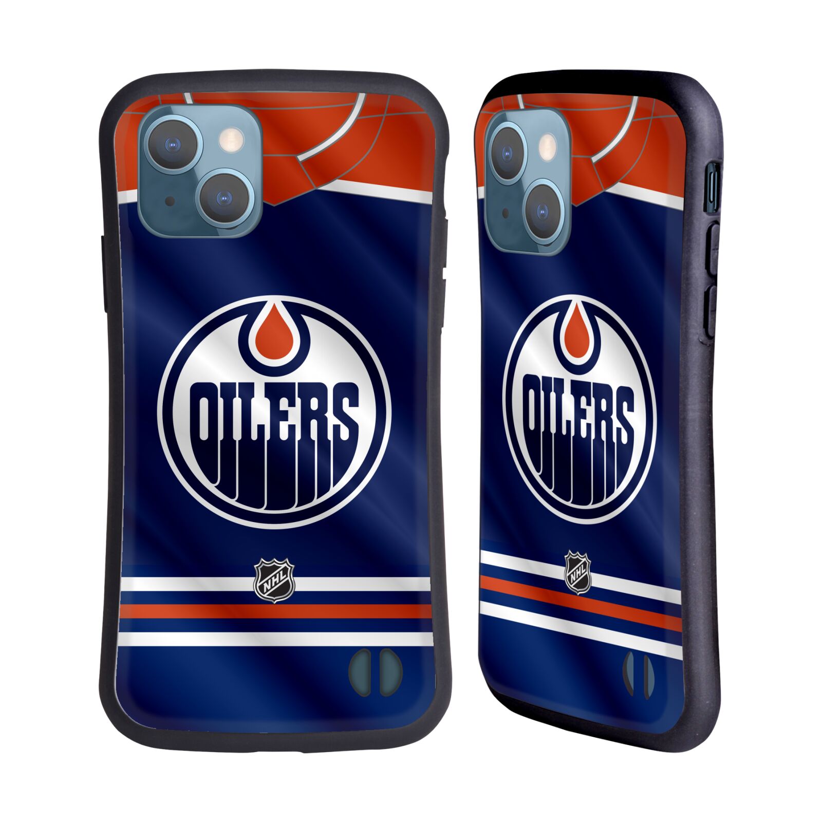 Obal na mobil Apple iPhone 13 - HEAD CASE - NHL - Edmonton Oilers znak dres
